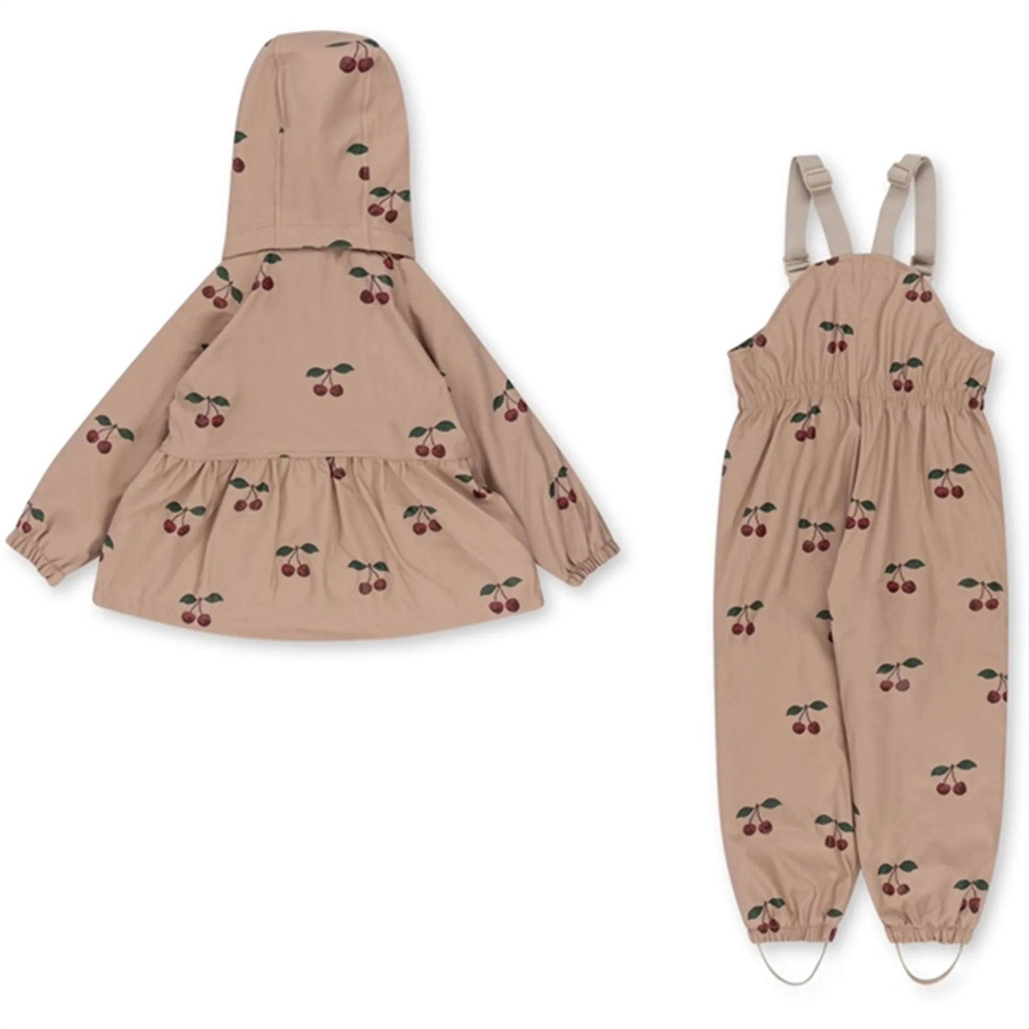 Storm Comfort Non Rust Zippers Konges Sl?jd Ma Grande Cerise Rainy Palme Set