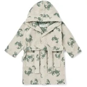 Gentle Fit Candle Hour LIEWOOD Crab / Sandy Lilana Yarn Dyed Bathrobe