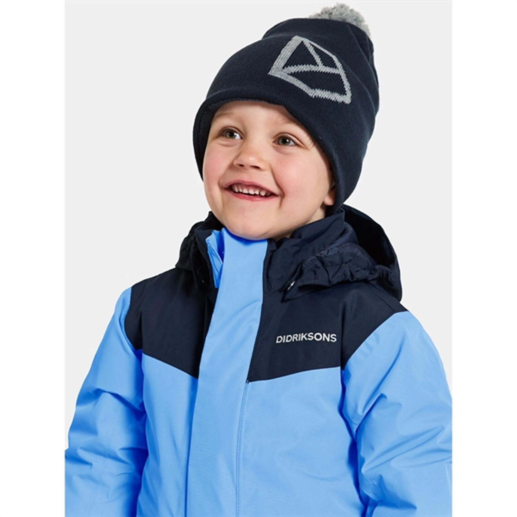 Didriksons Play Blue Skare Kids Set Weatherproof Zippers