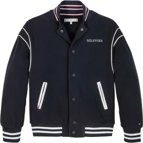 Tommy Hilfiger Desert Sky Polar Fleece Bomber Jacket suitable for promotional activities Limited Edition