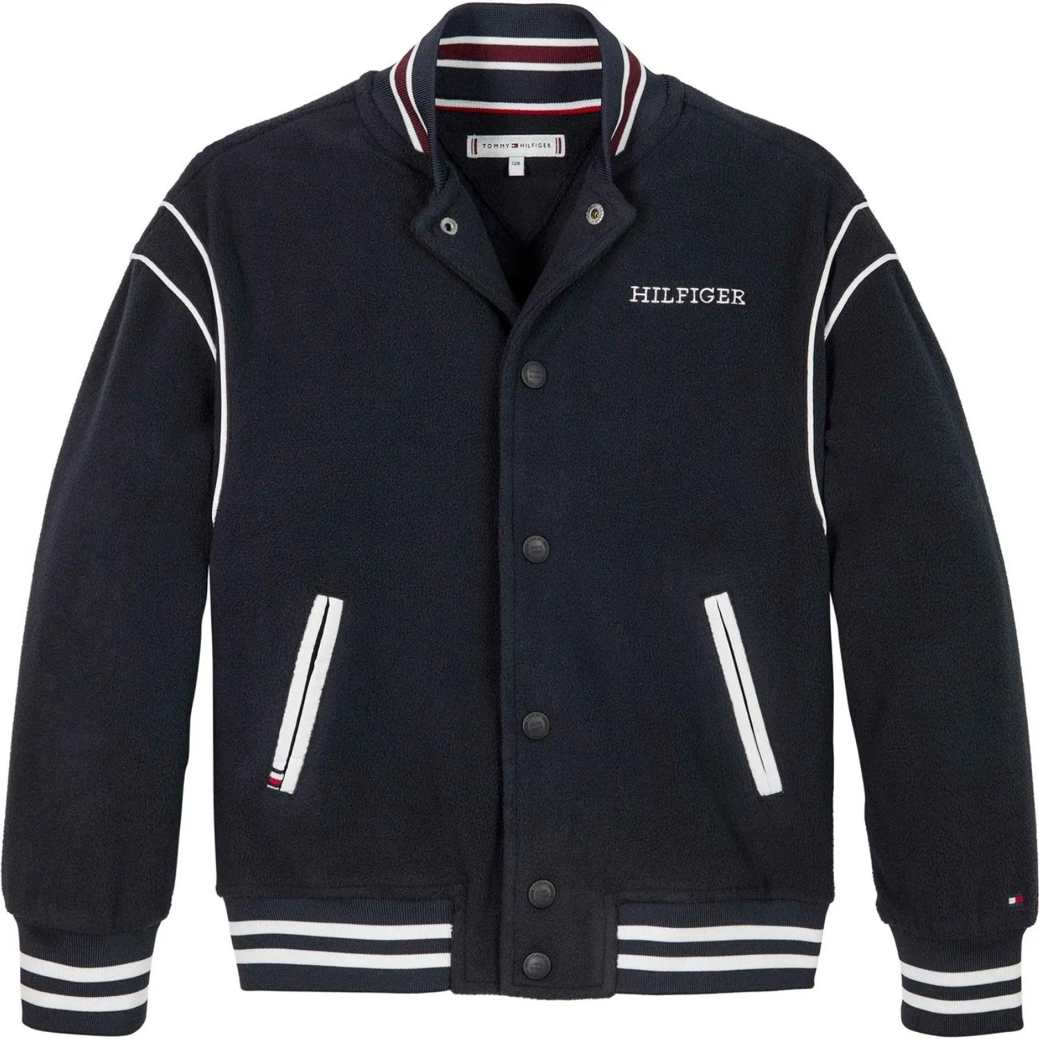 Tommy Hilfiger Desert Sky Polar Fleece Bomber Jacket suitable for promotional activities Limited Edition