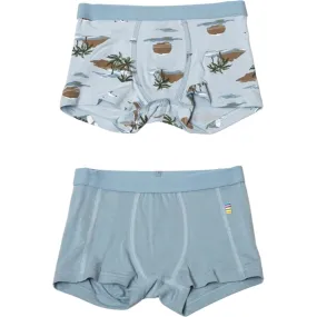 Active Support Joha Bamboo Blue AOP Boxershorts 2-pack