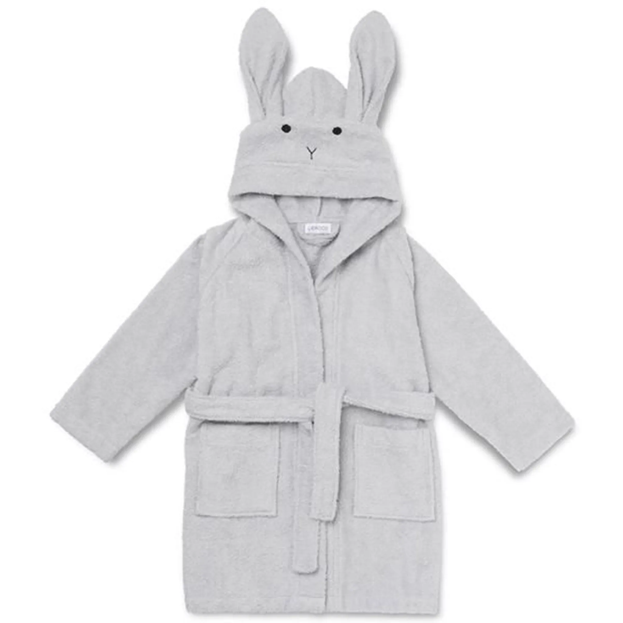 Liewood Lily Bathrobe Rabbit (dumbo grey) Laid Back Natural Look