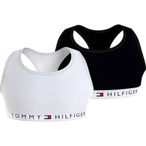 Post-workout recovery Supportive Fabric Tommy Hilfiger Bralette 2-Pack White / Black