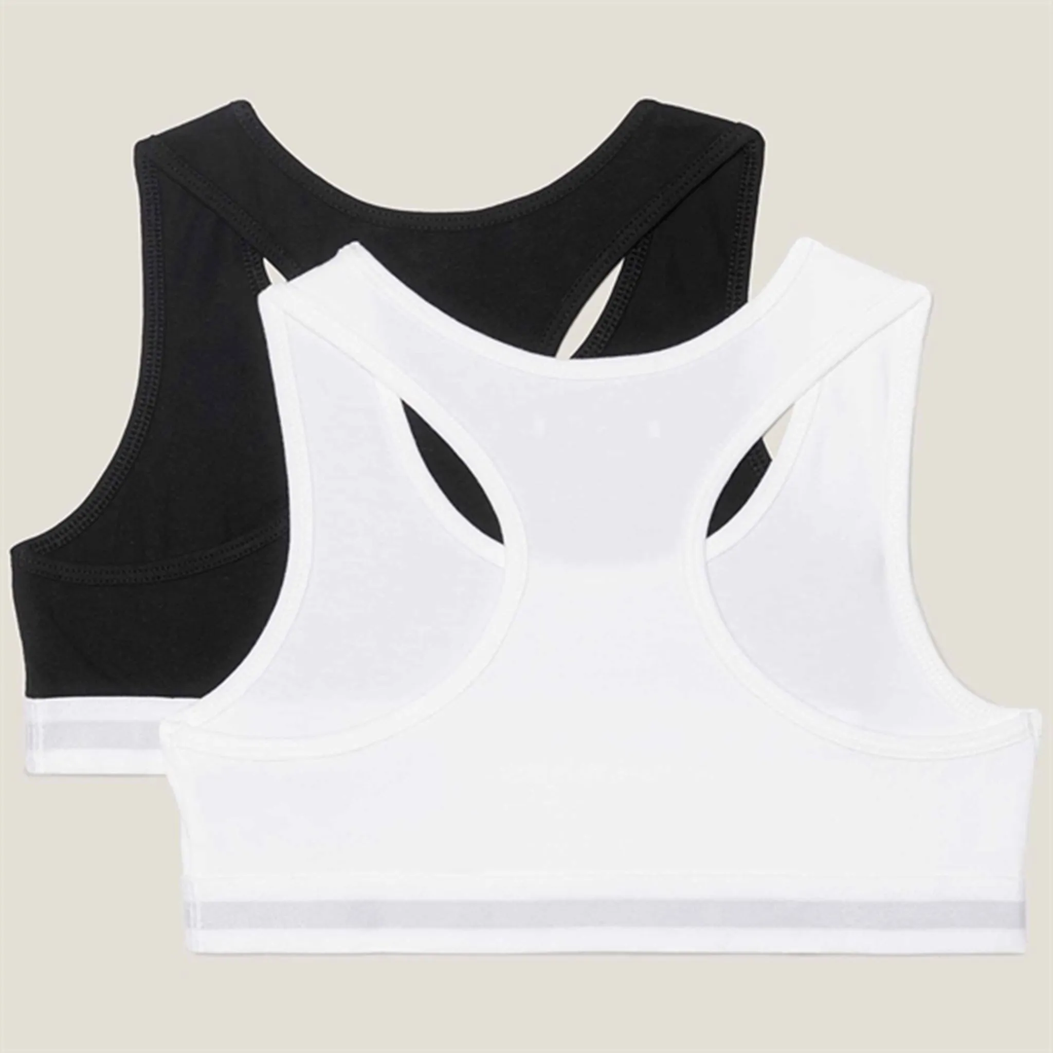 individual sports Tommy Hilfiger Bralette 2-Pack White / Black