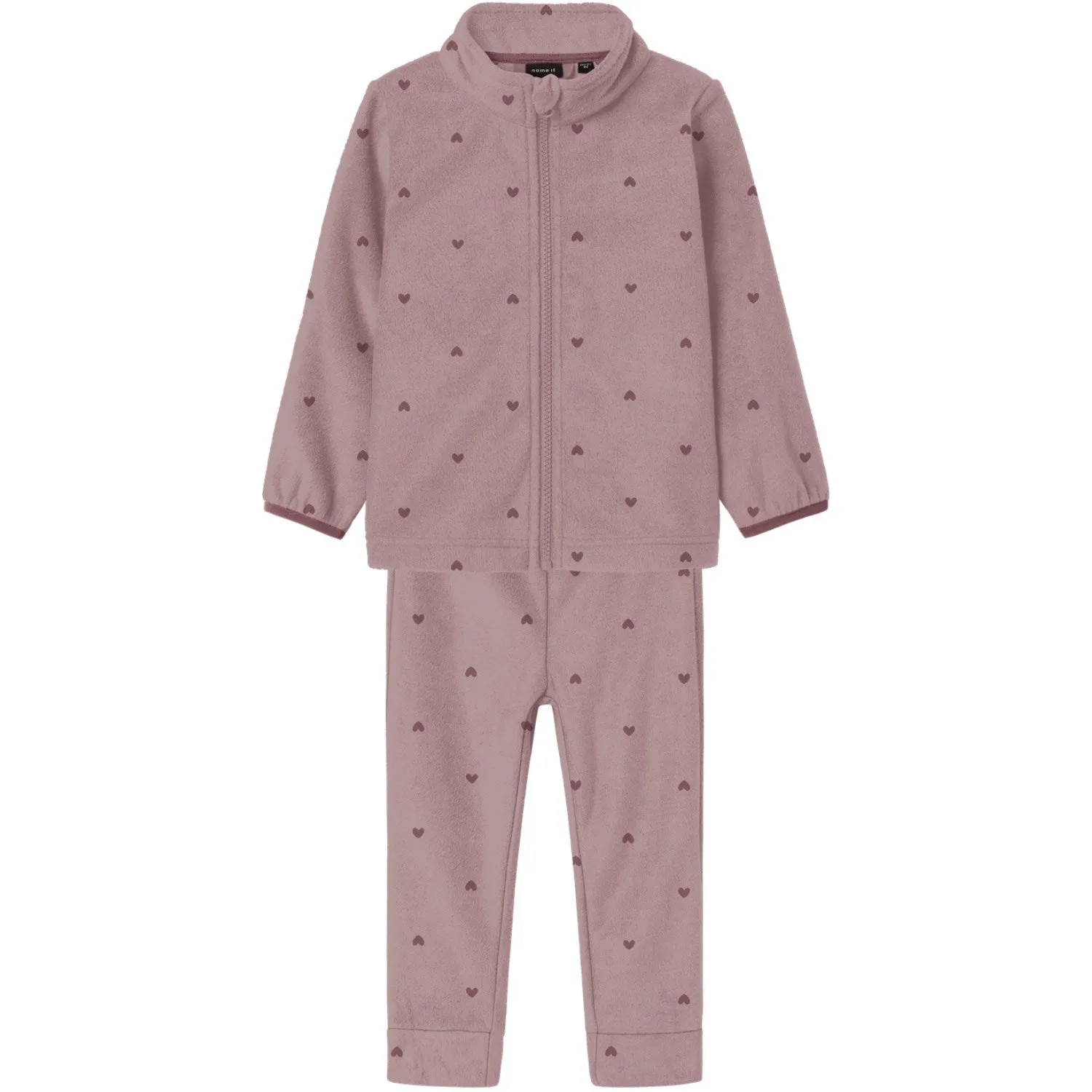Stylish Outfit Morning Warmth Name It Woodrose Nmnspektra Fleece Set Aop Fo