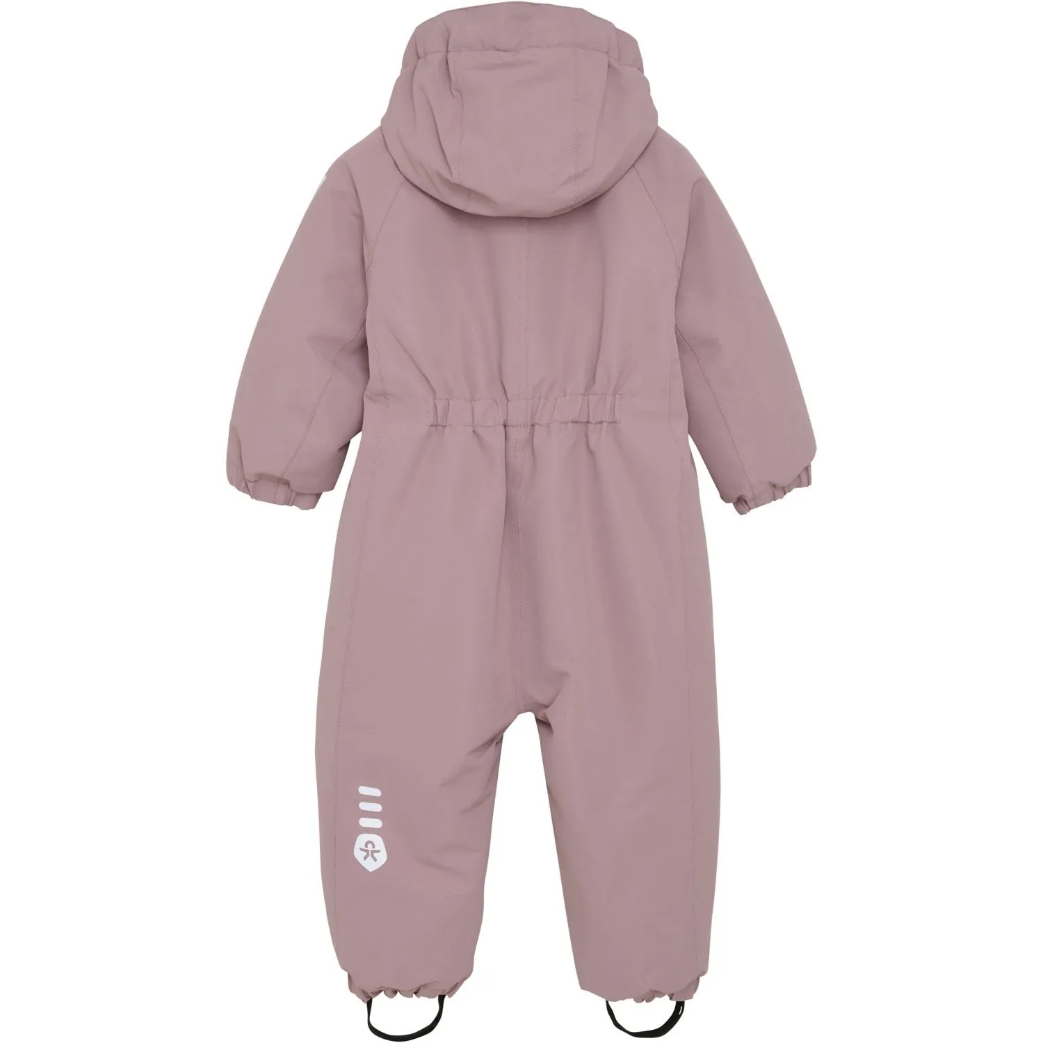 Color Kids Woodrose Baby Coverall - Solid Soft cotton button-down