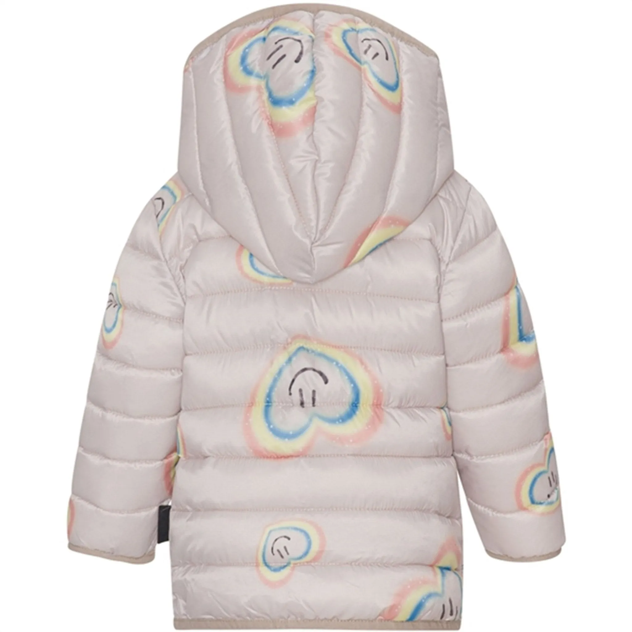 Box-Pleat Buckle-Detail Molo Baby Aura Heart Harmony Jacket