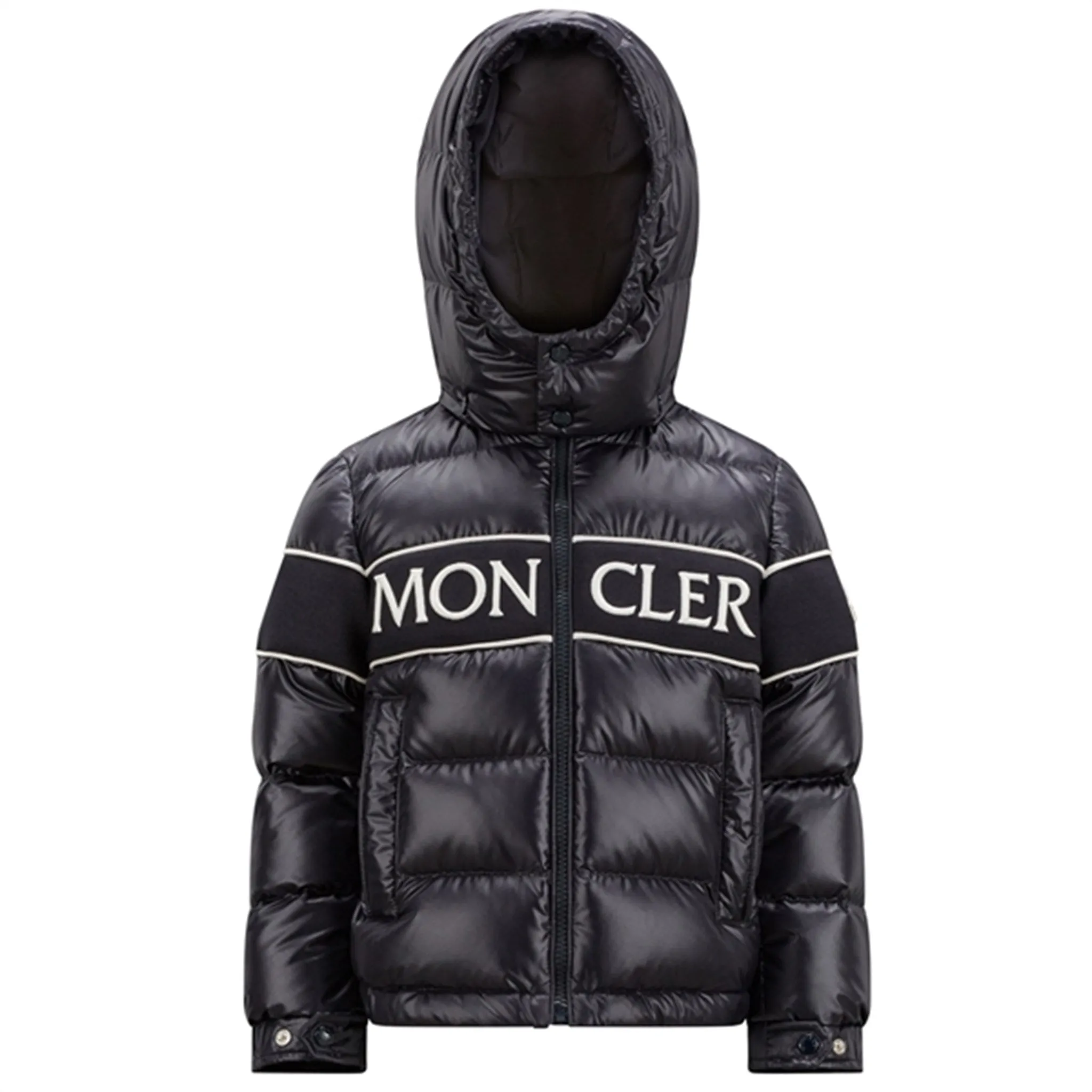 Moncler Truyere Jacket Navy Statement-Print