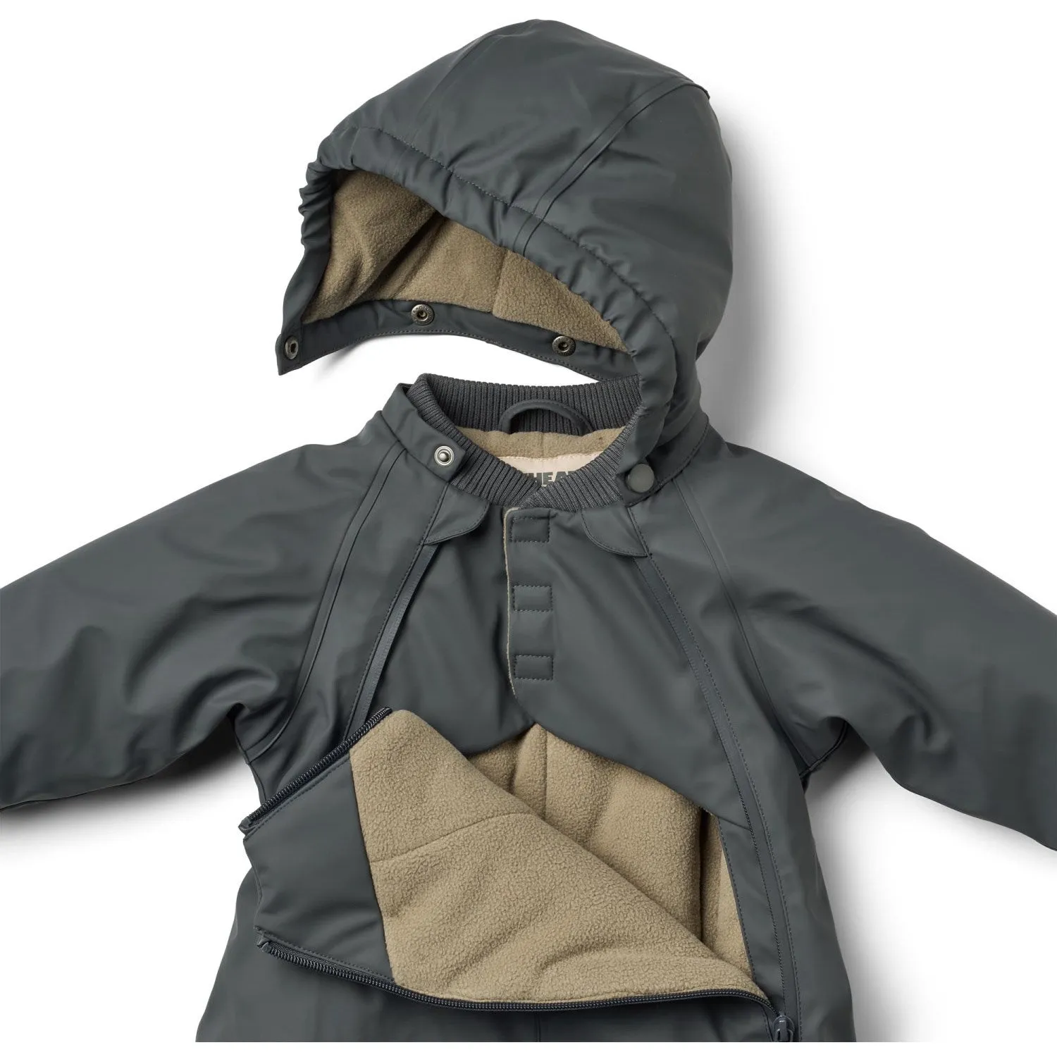 Wheat Greyblue Wintersuit Evig Contrast-Piping