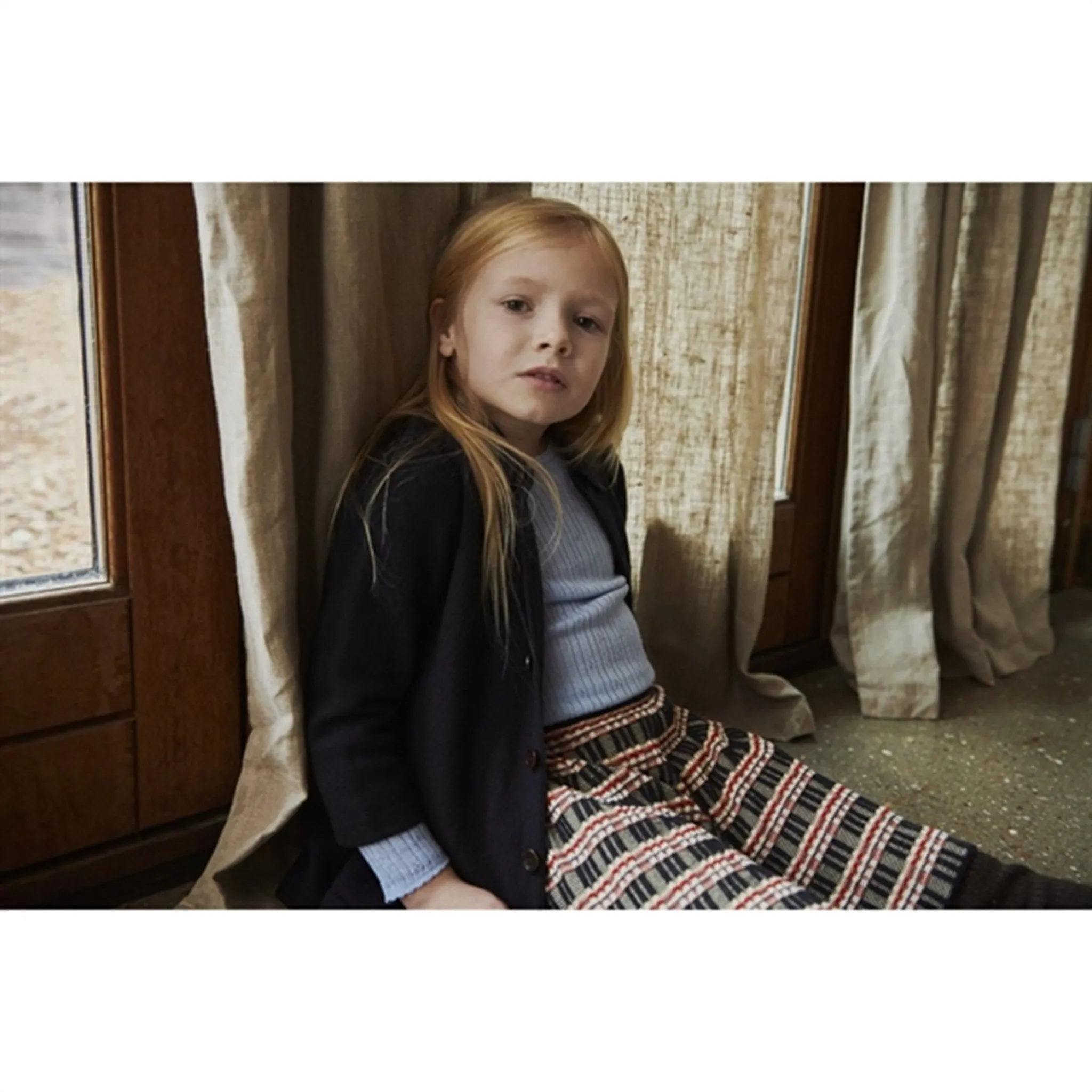 FUB Felted Coat Dark Navy Perfume