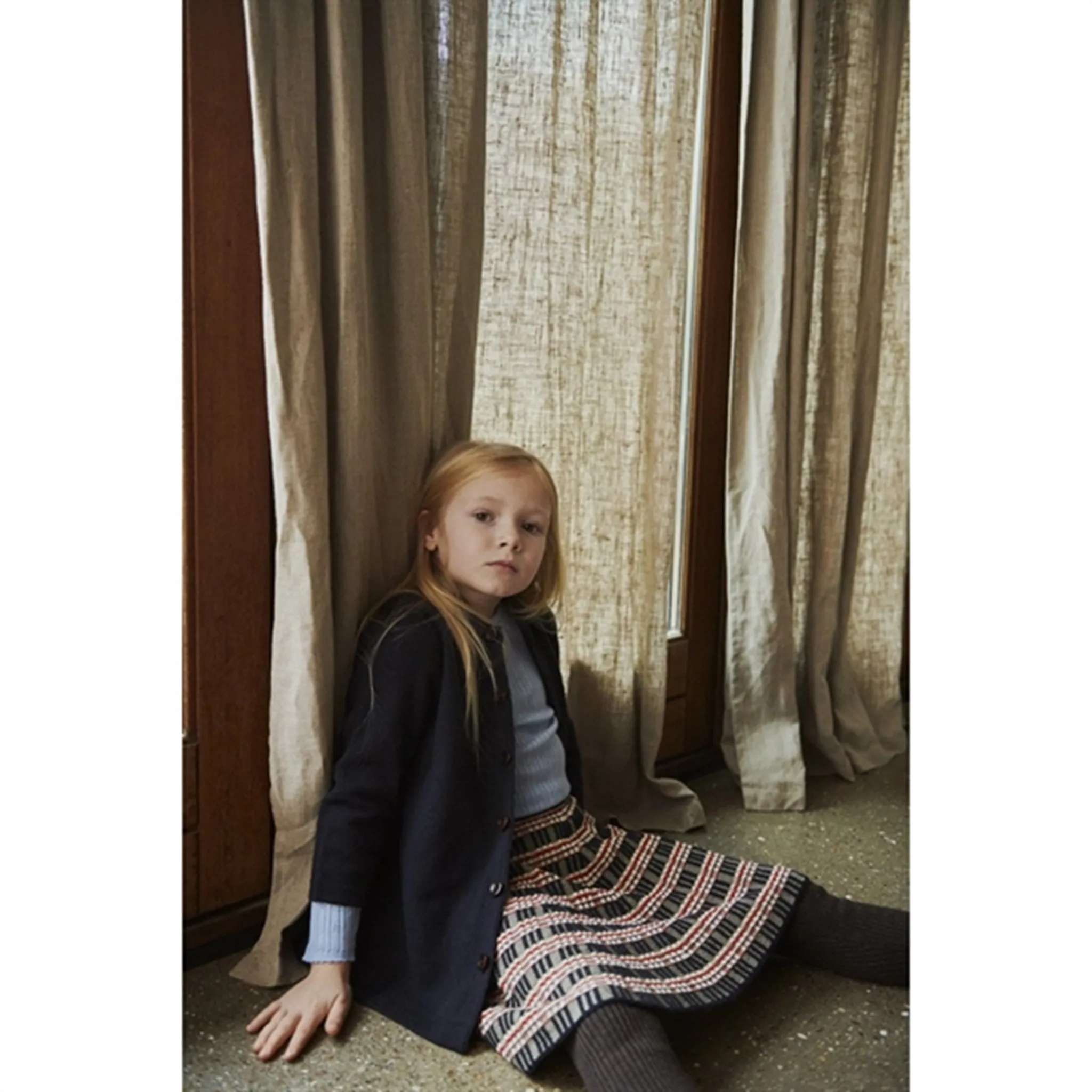 FUB Felted Coat Dark Navy Equity Swim