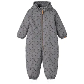 Stylish casual wear Metallic-Shine Lil'Atelier Wet Weather Lasnow Snowsuit AOP