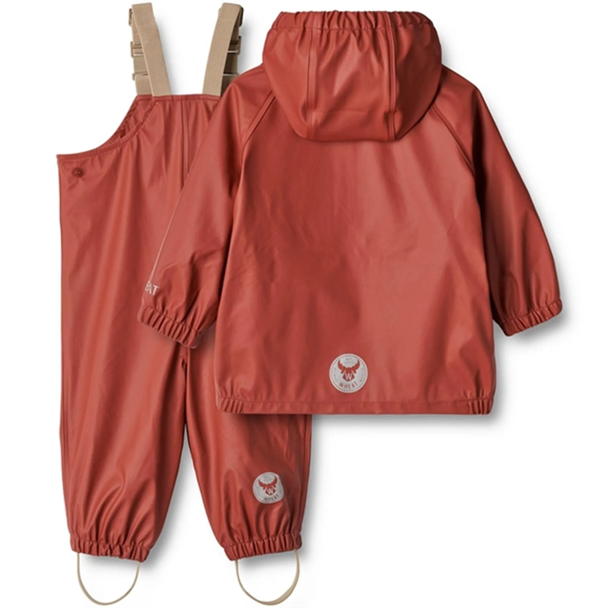 Lightweight Shell Coat Wheat Rain Set Charlie Red