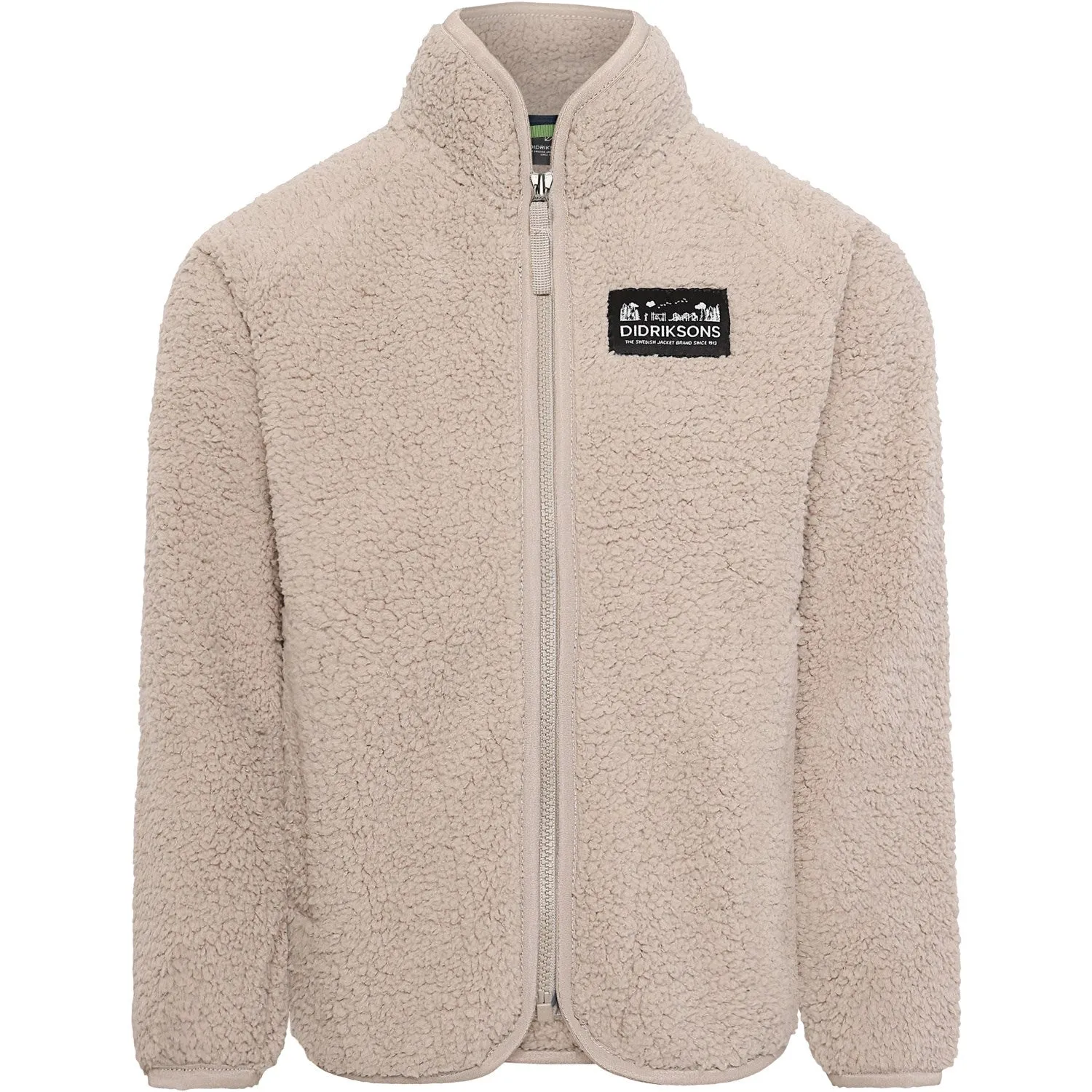 Didriksons Beach Beige Gibbs Kids Fullzip 2 Daily Use Weekend Outfit