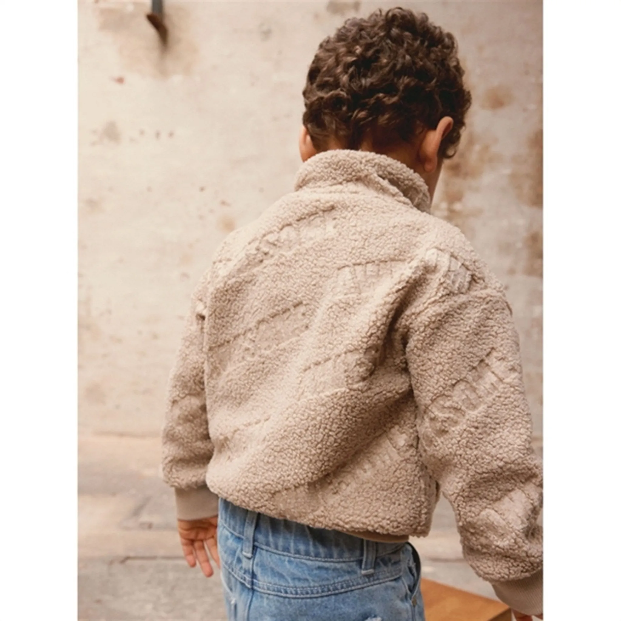 Name it Pure Cashmere Triso Teddy Pullover Low Key Cool Weather