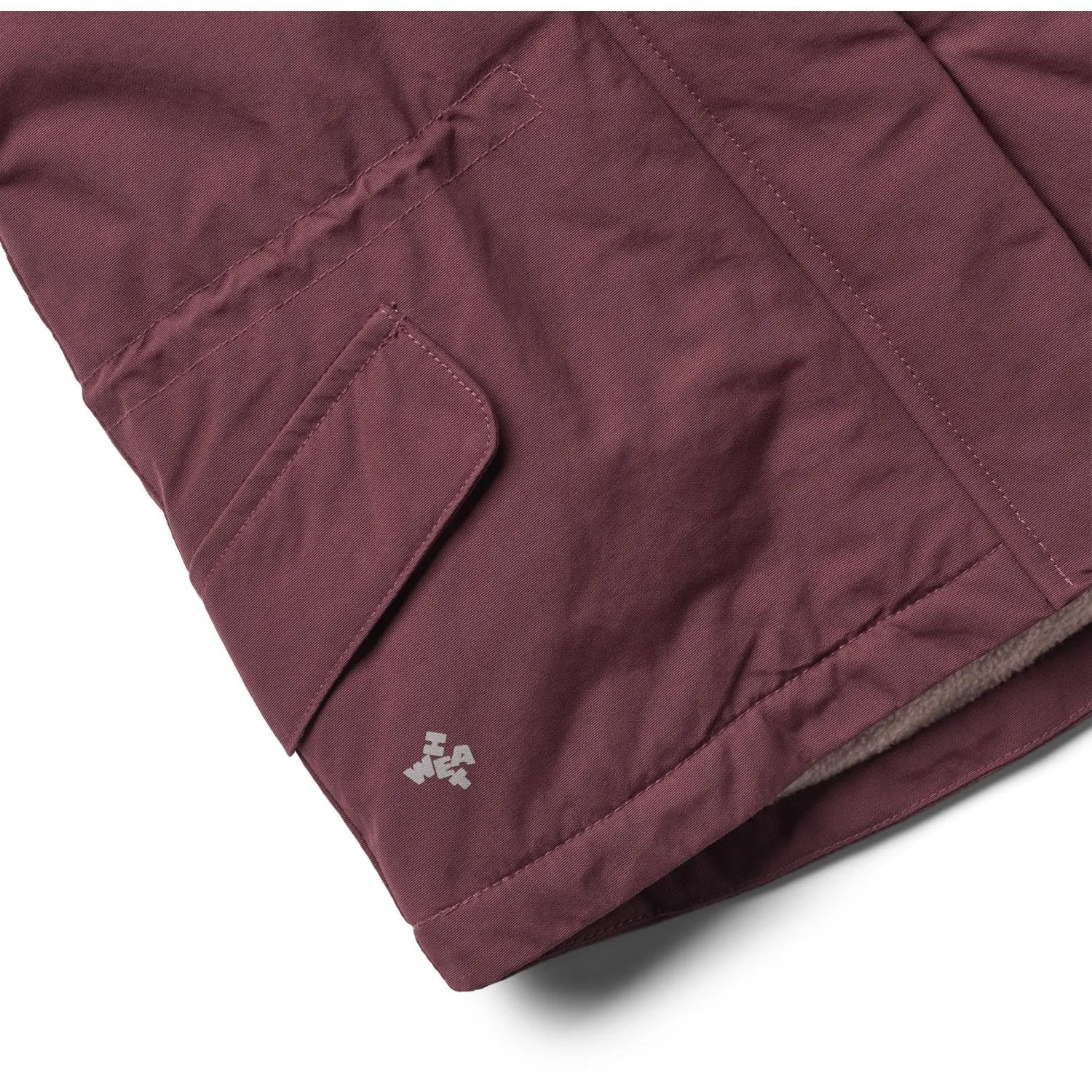 Drop Hem Wheat Purple Dawn Jacket Mathilde Tech