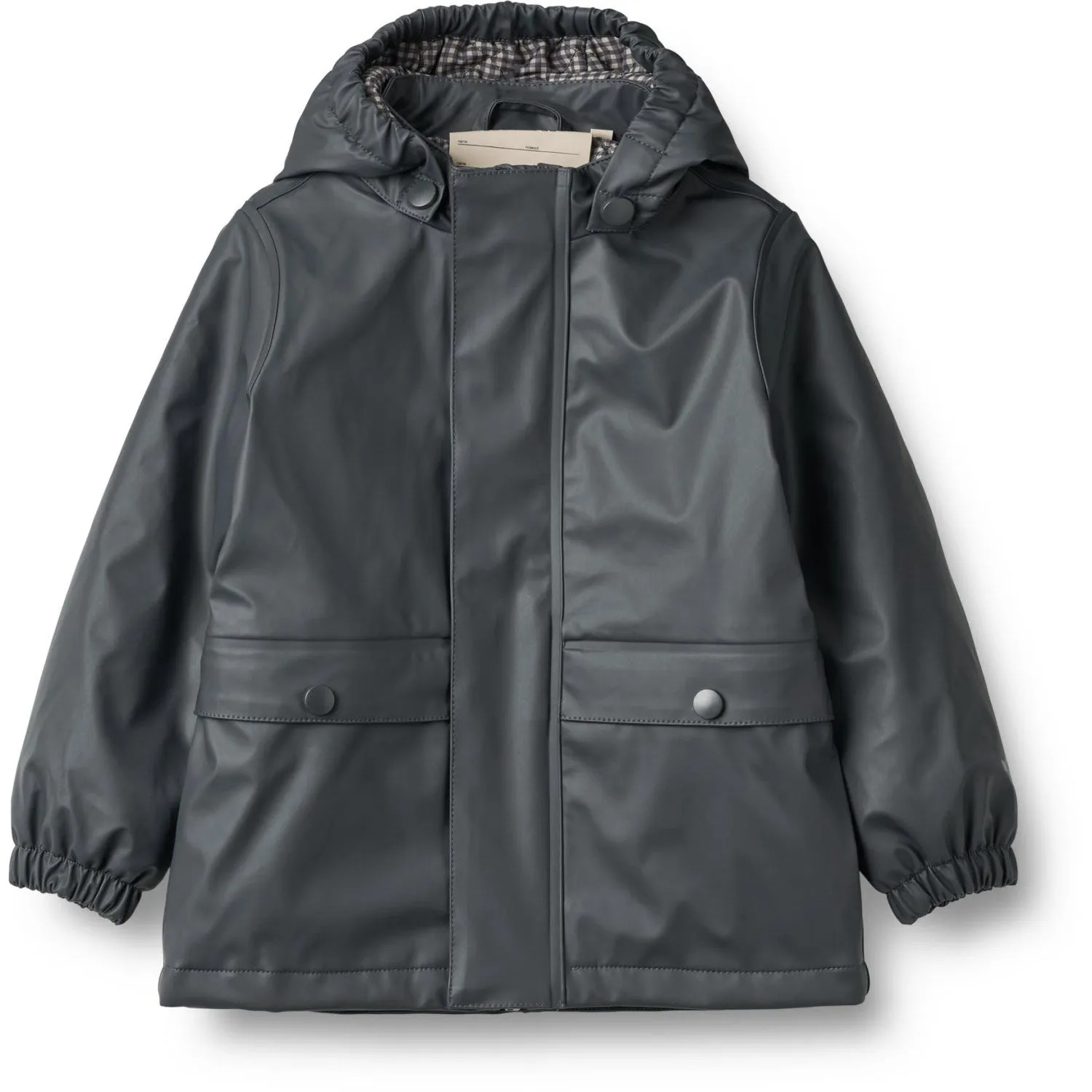 Portable Wear Eco Friendly Outerwear Wheat Dark Ink Thermo Rain Coat Aju