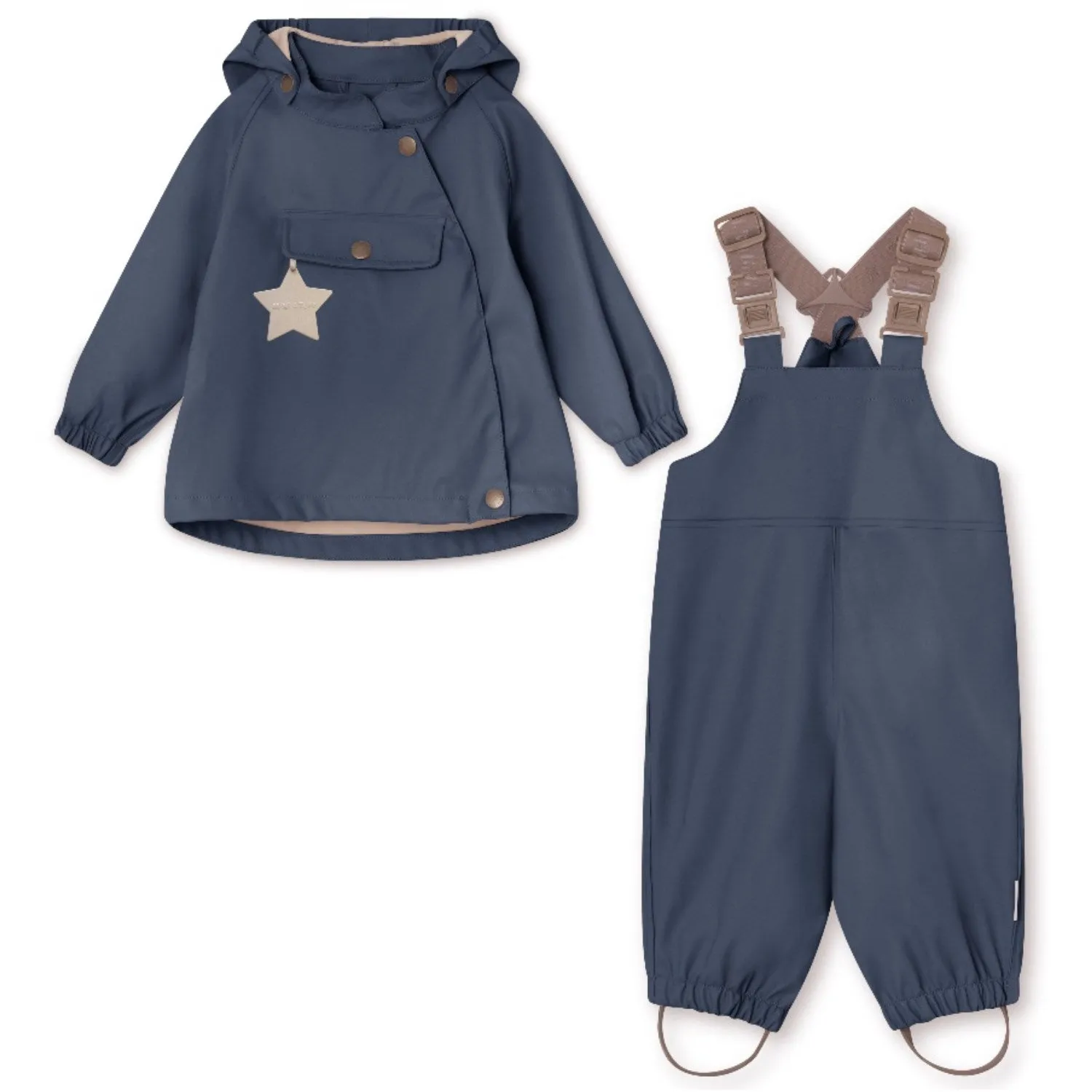 Late Fall Outfit Compact Shell Jacket Mini A ture Ombre Blue Wainis Rain Set. GRS