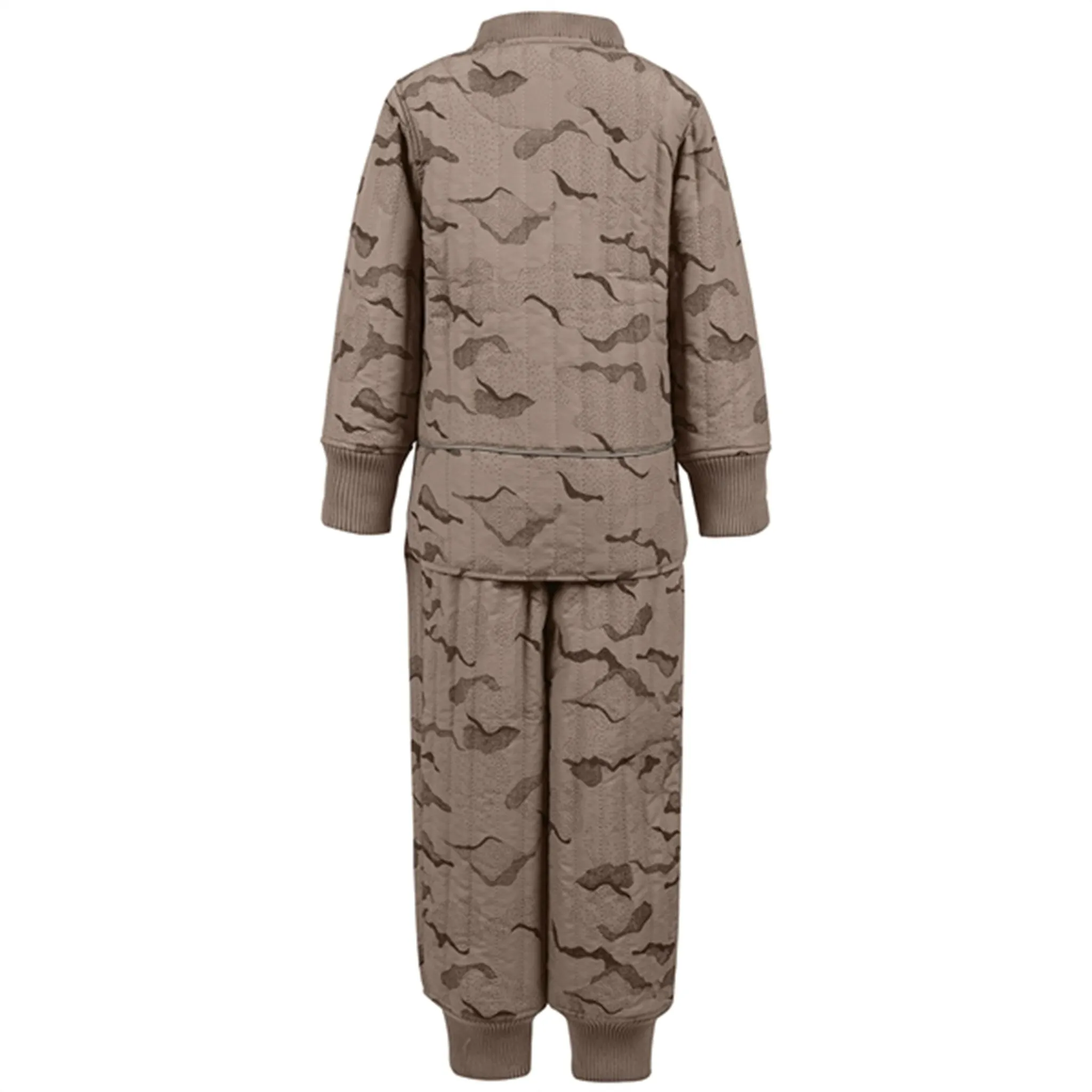 En Fant Thermal Set AOP Portabella Versatile button-down blouse