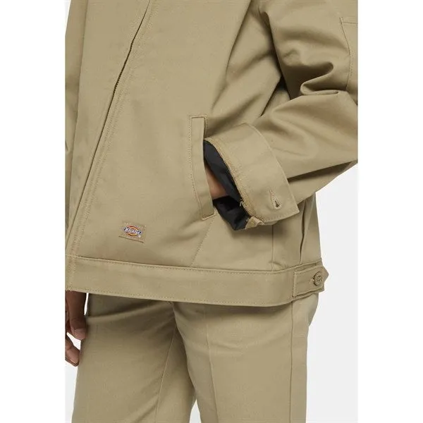 Dickies Eisenhower Jacket Desert Sand Full Length Front Zipper