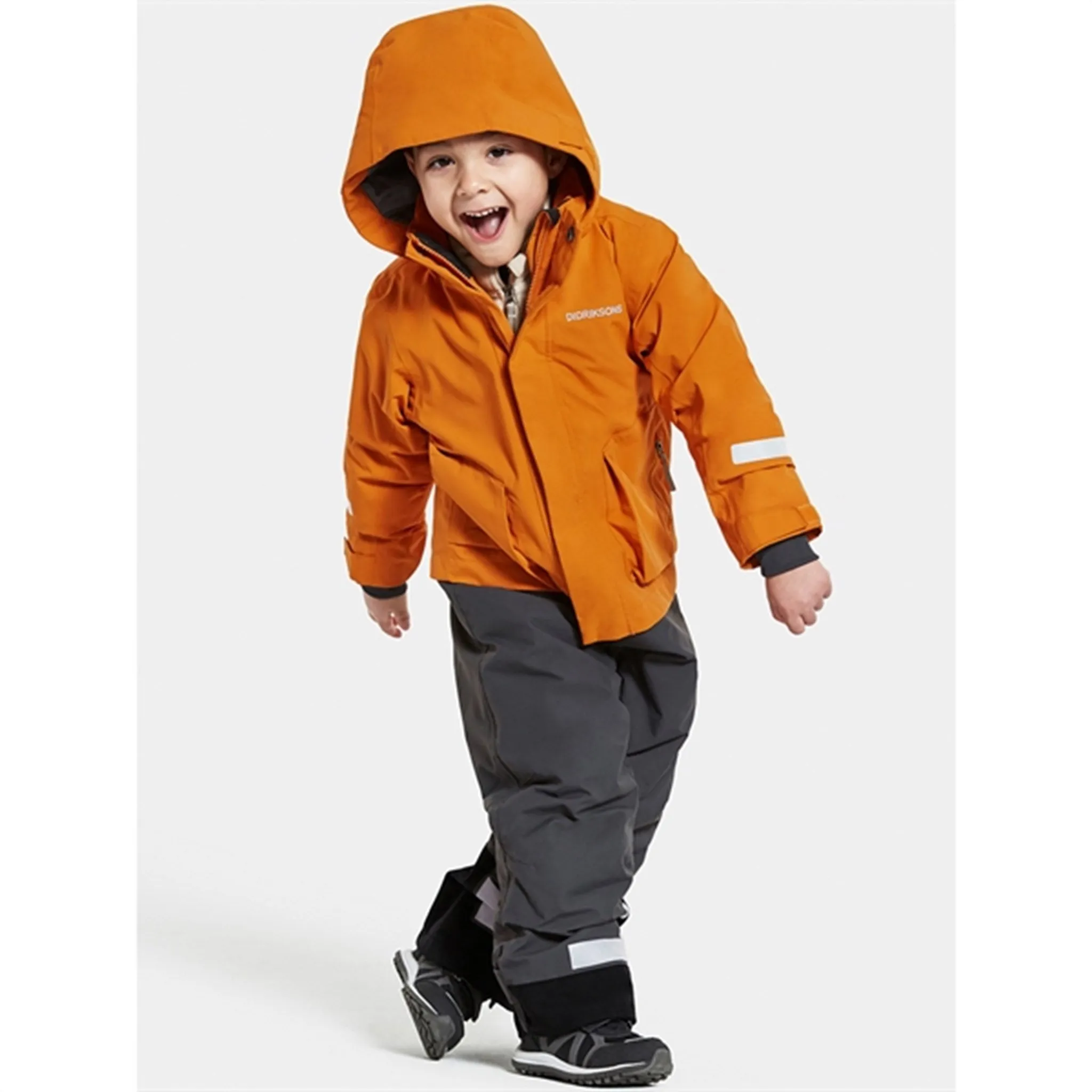 Didriksons Arke Burnt Glow Wintersuit Soft and breathable blouse Contrast-Panel