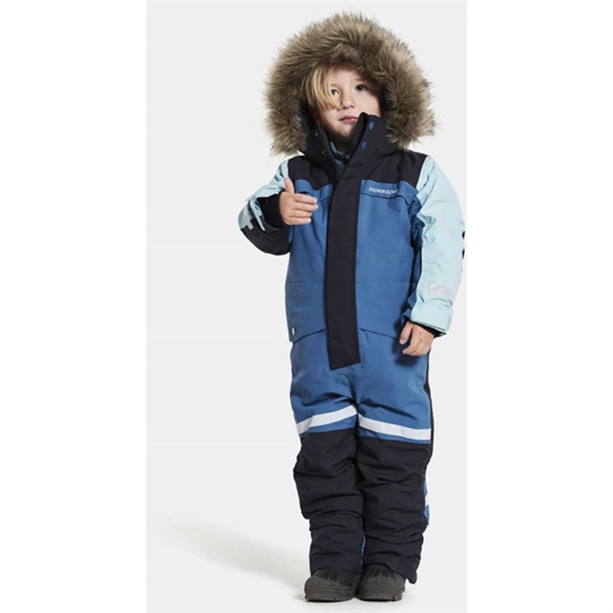 Didriksons Bj?rven Corn Blue Snowsuit All-season