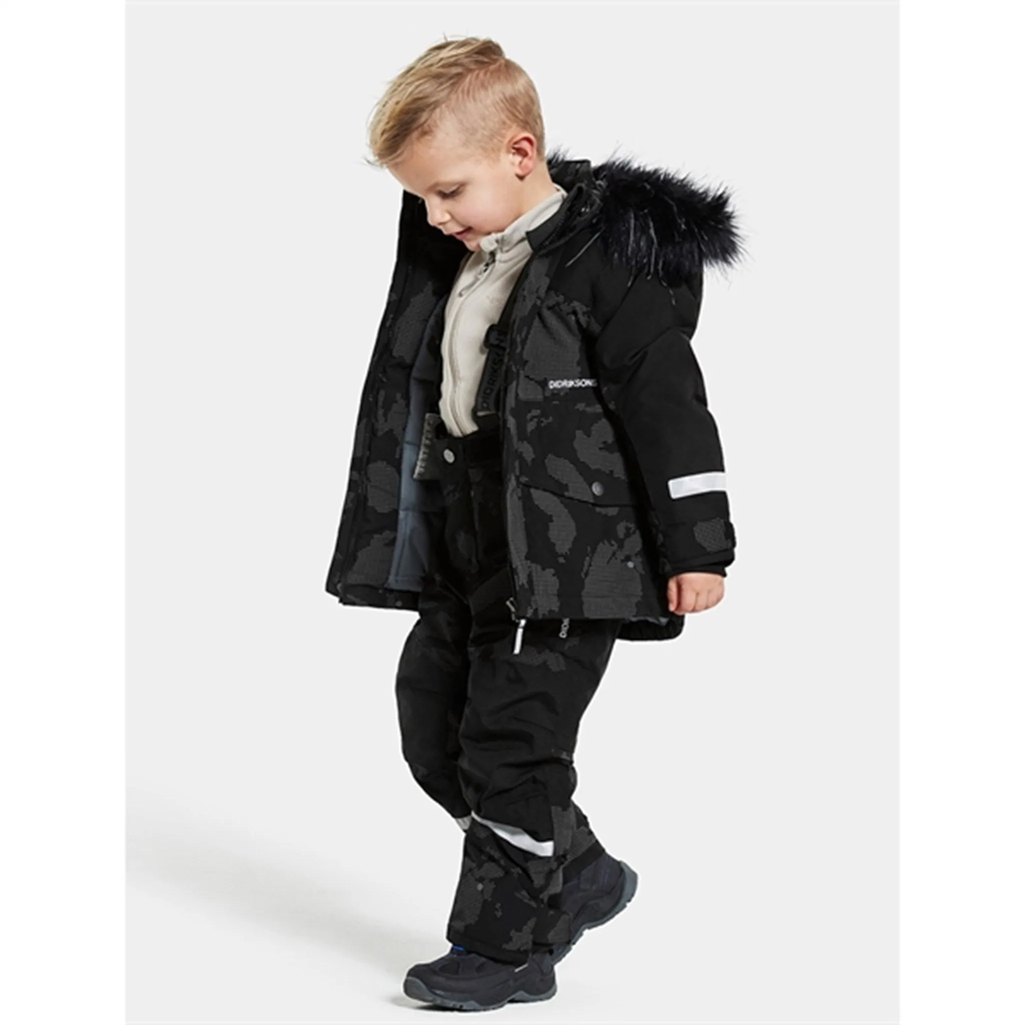 Didriksons Bj?rven Island Print Ref Parka Workplace Use window - shopping