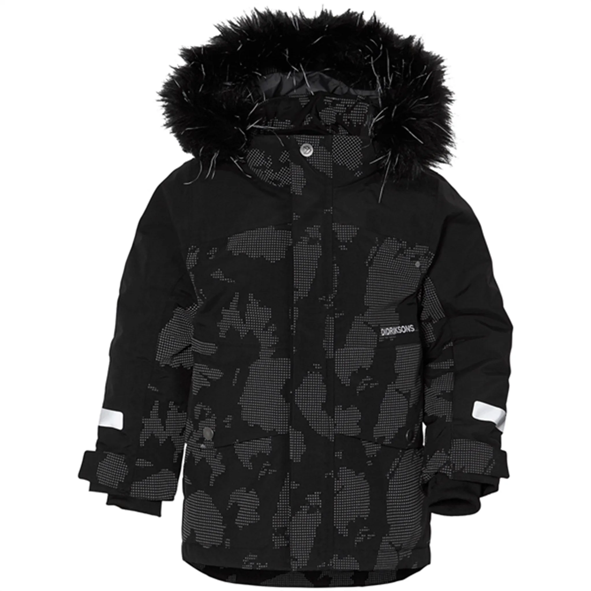 Soft Inner Lining Legacy Didriksons Bj?rven Island Print Ref Parka