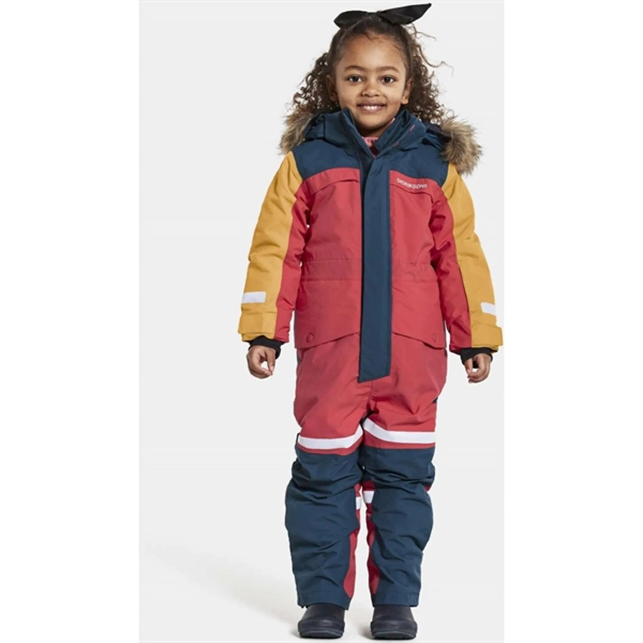 High-Low-Hem Didriksons Bj?rven Modern Pink Snowsuit