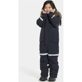 Didriksons Bj?rven Navy Snowsuit Frayed-Edge Hip-Length