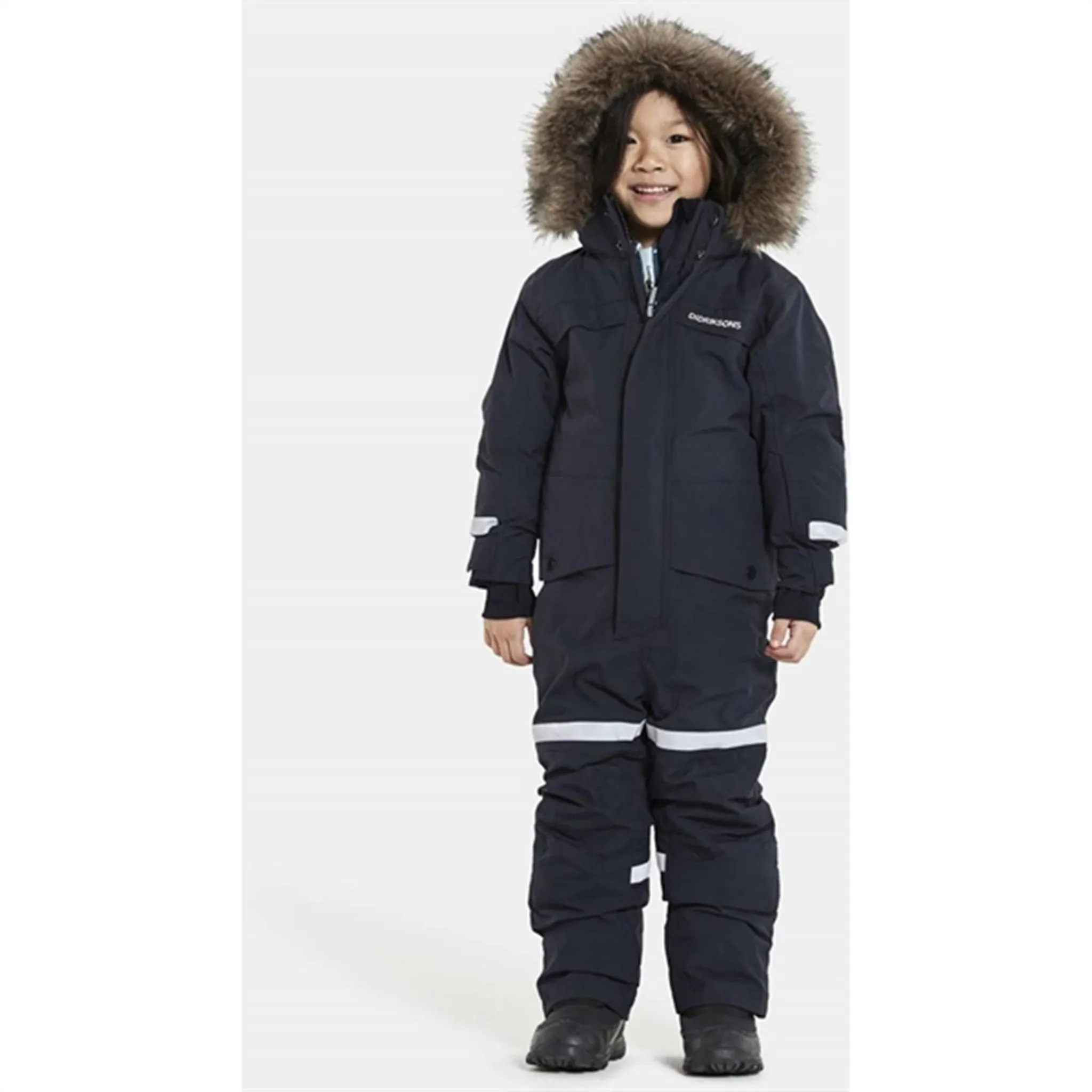 Machine-washable Didriksons Bj?rven Navy Snowsuit
