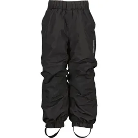 Ultra Soft Texture Didriksons Black Narvi Kids 2 Pants