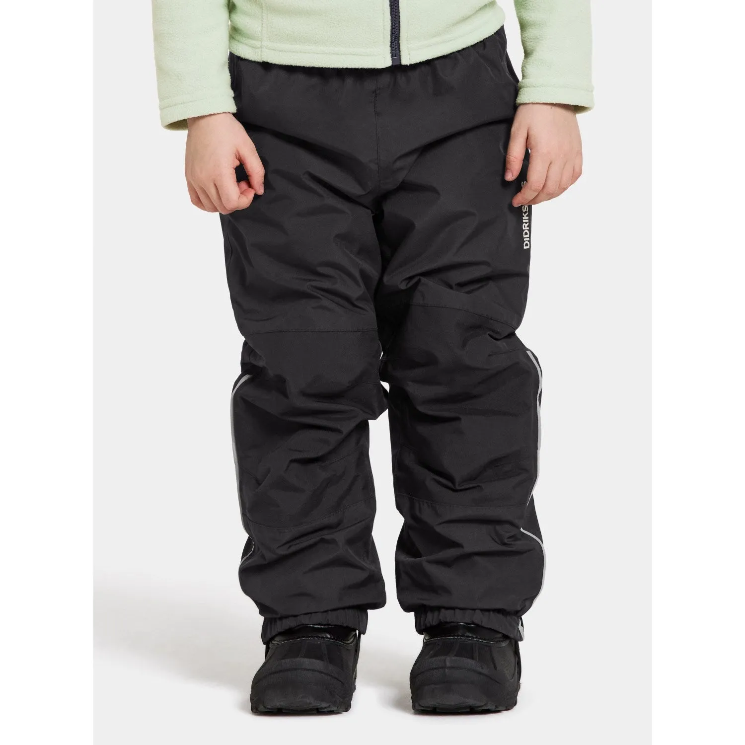 RipstopFabric Didriksons Black Narvi Kids 2 Pants
