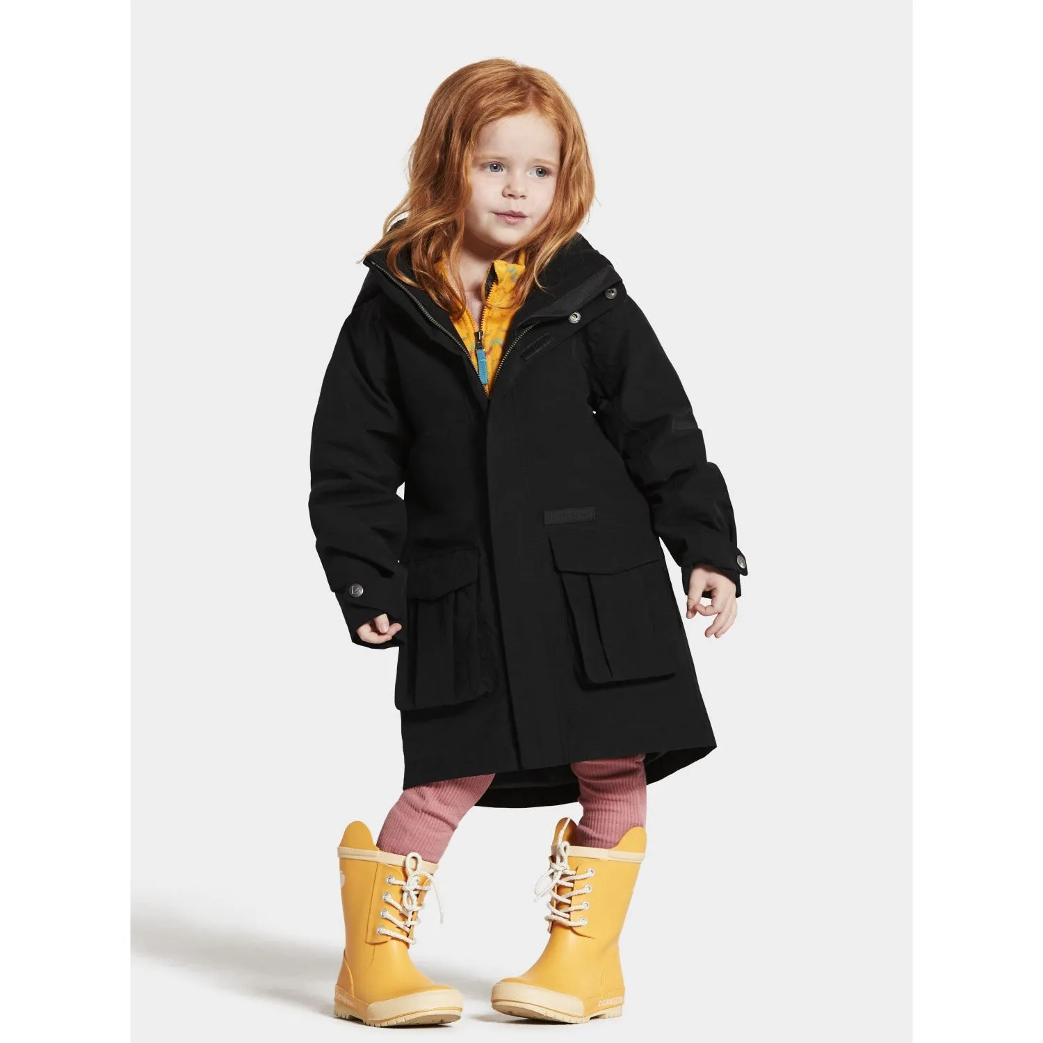 Didriksons Black Timo Kids Jacket Report suitable for beauty pageants