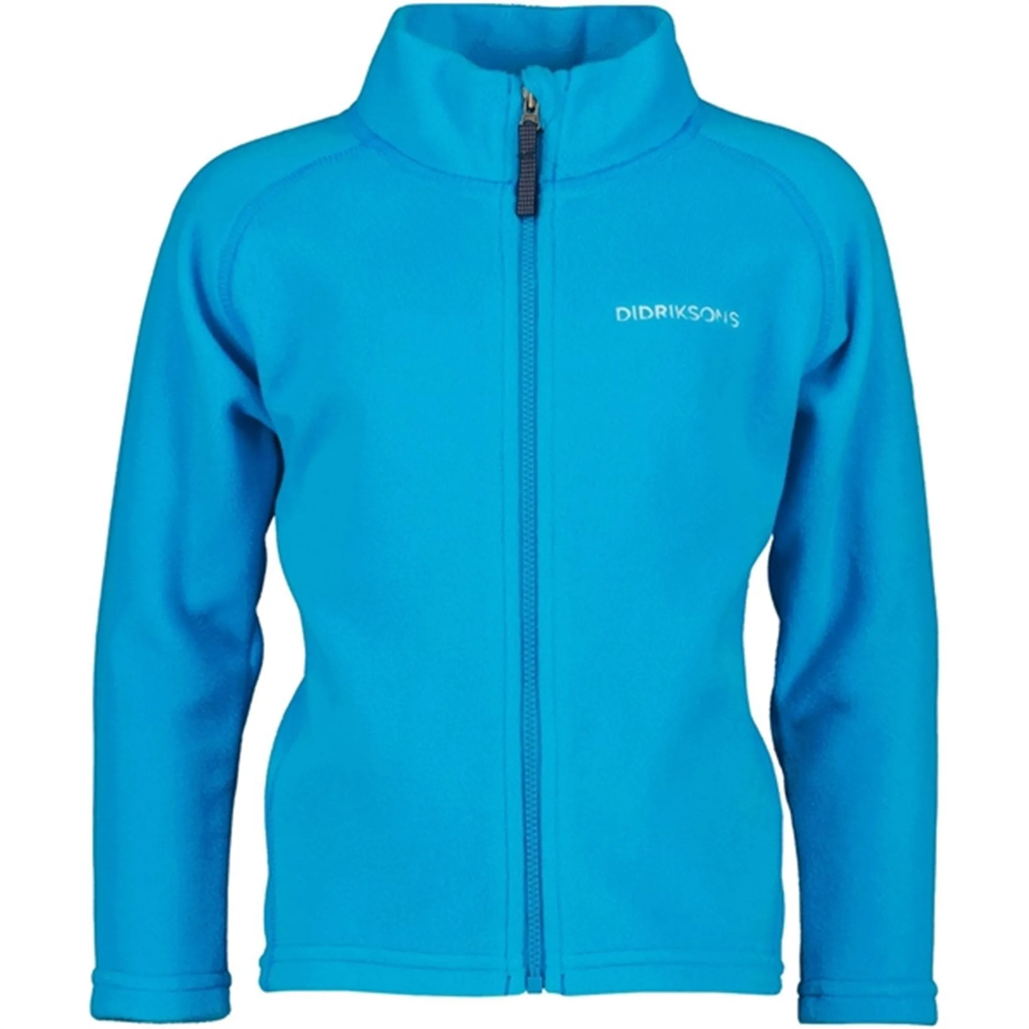 Lounge Style Classic Style Outfit Didriksons Blue Lagoon Monte Kids Fleece Cardigan