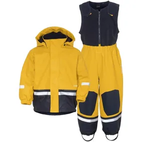 Didriksons Boardman Kids Oat Yellow Rain Set Casual Travel