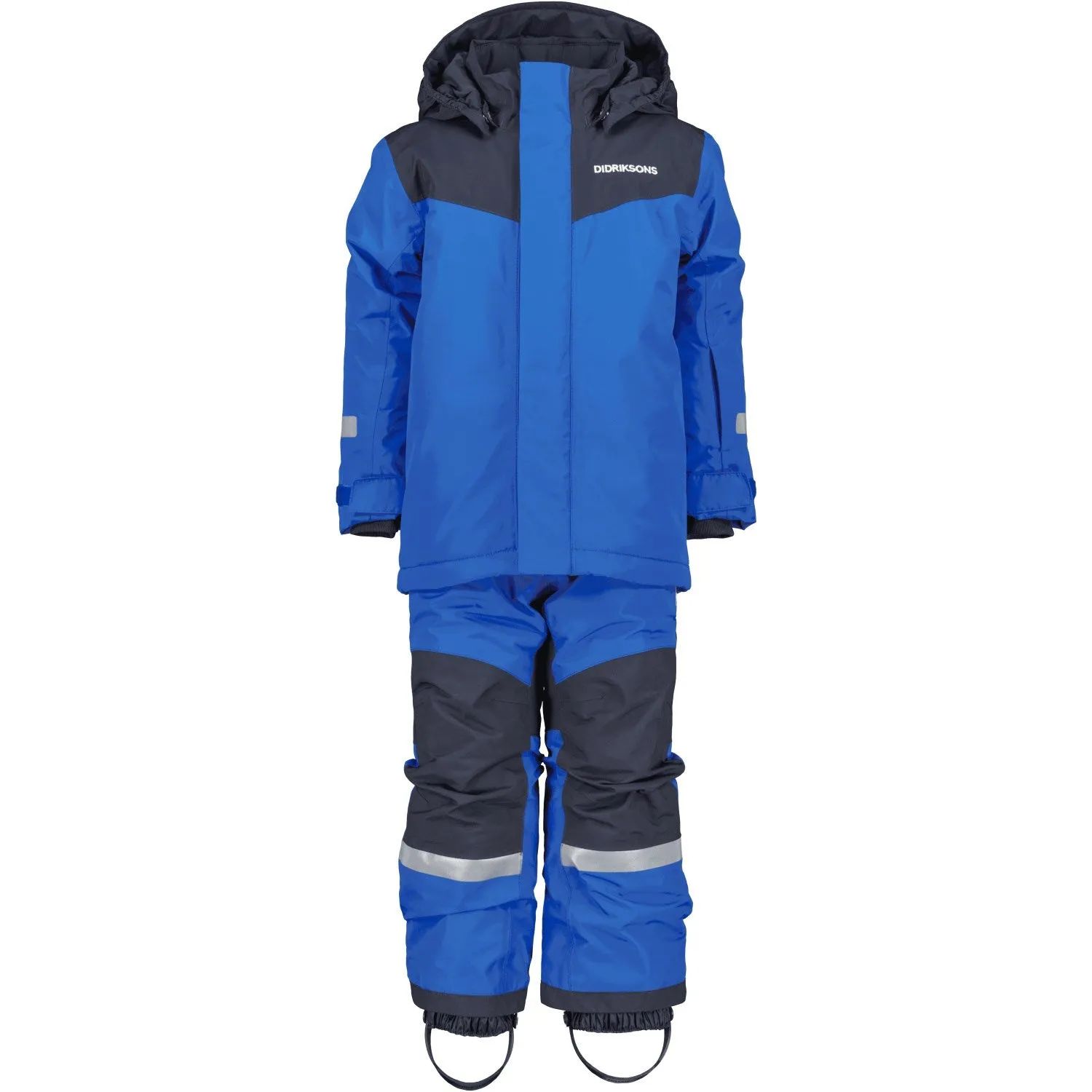 Didriksons Caribbean Blue Skare Kids Set University Hooded Design