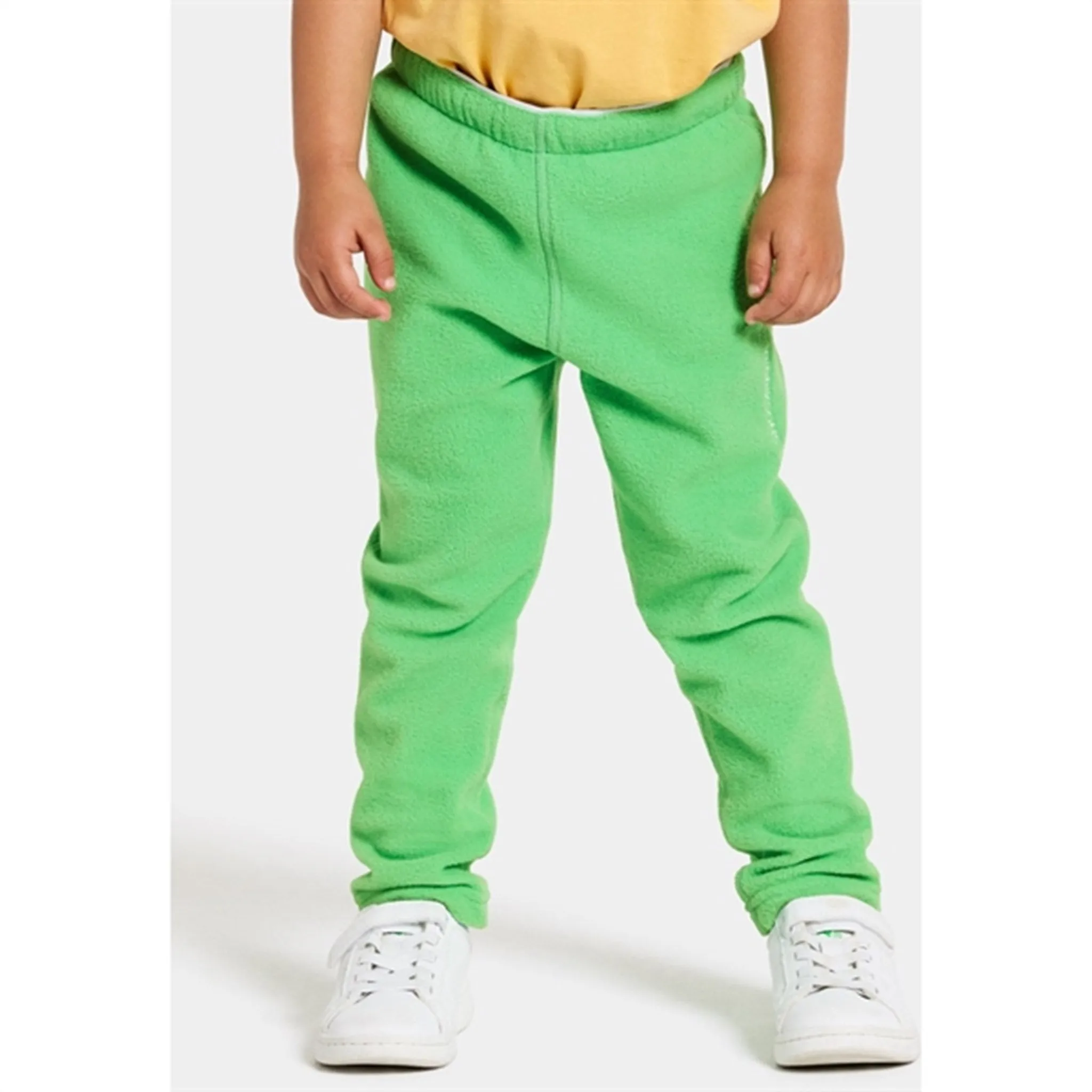 Didriksons Frog Green Monte Kids Fleece Pants Functional Comfort