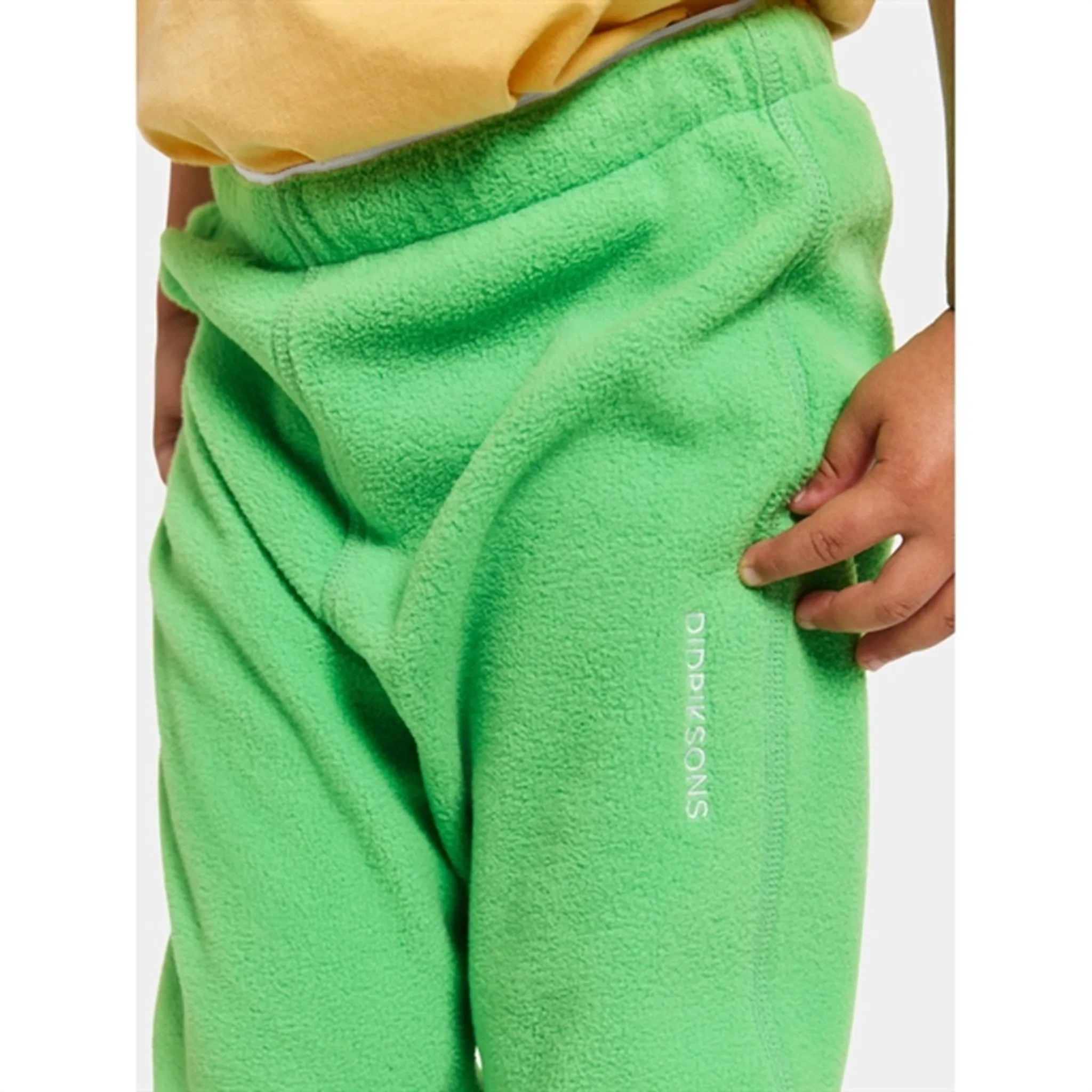 Didriksons Frog Green Monte Kids Fleece Pants Snow Trip