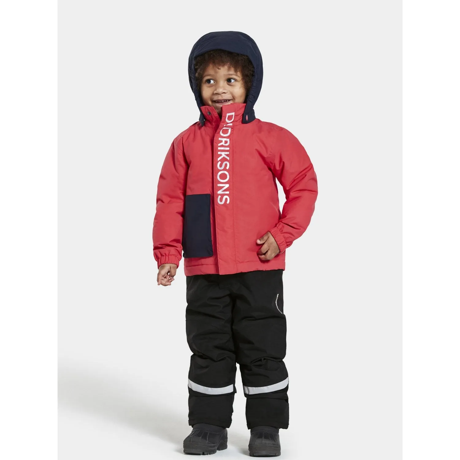 Didriksons Modern Pink Rio Kids Jacket Black