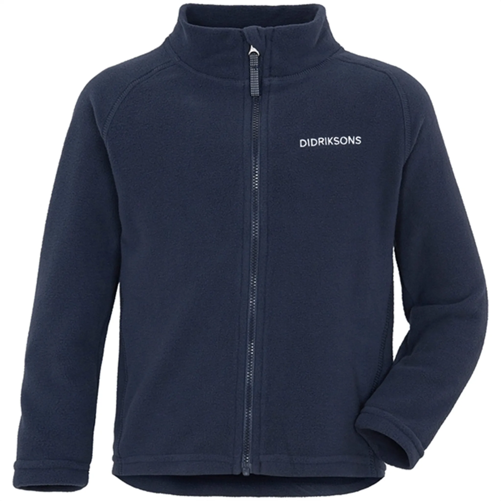 Didriksons Monte Kids Navy Full Zip Fleece Jacket Essential Style