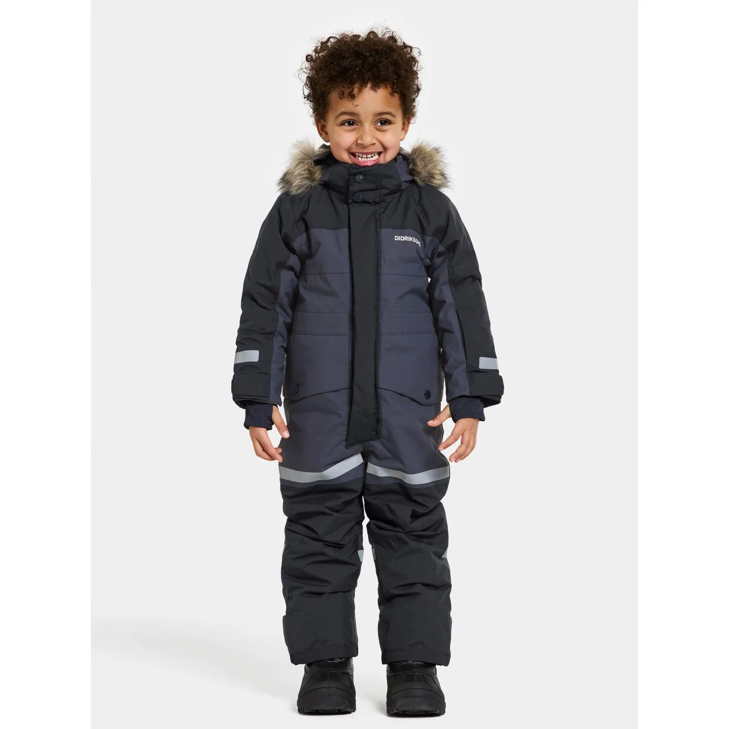 Didriksons Navy Bj?rven Kids Coverall 3 Modern-style