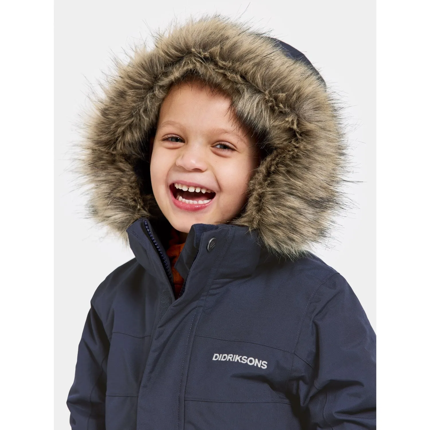Didriksons Navy Bj?rven Kids Parka 3 Shampoo