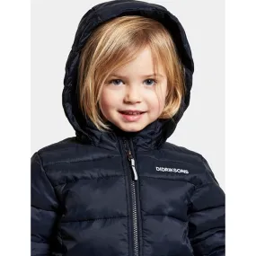Travel-Essential Statement-Buttons Didriksons Navy Rodi Kids Jacket