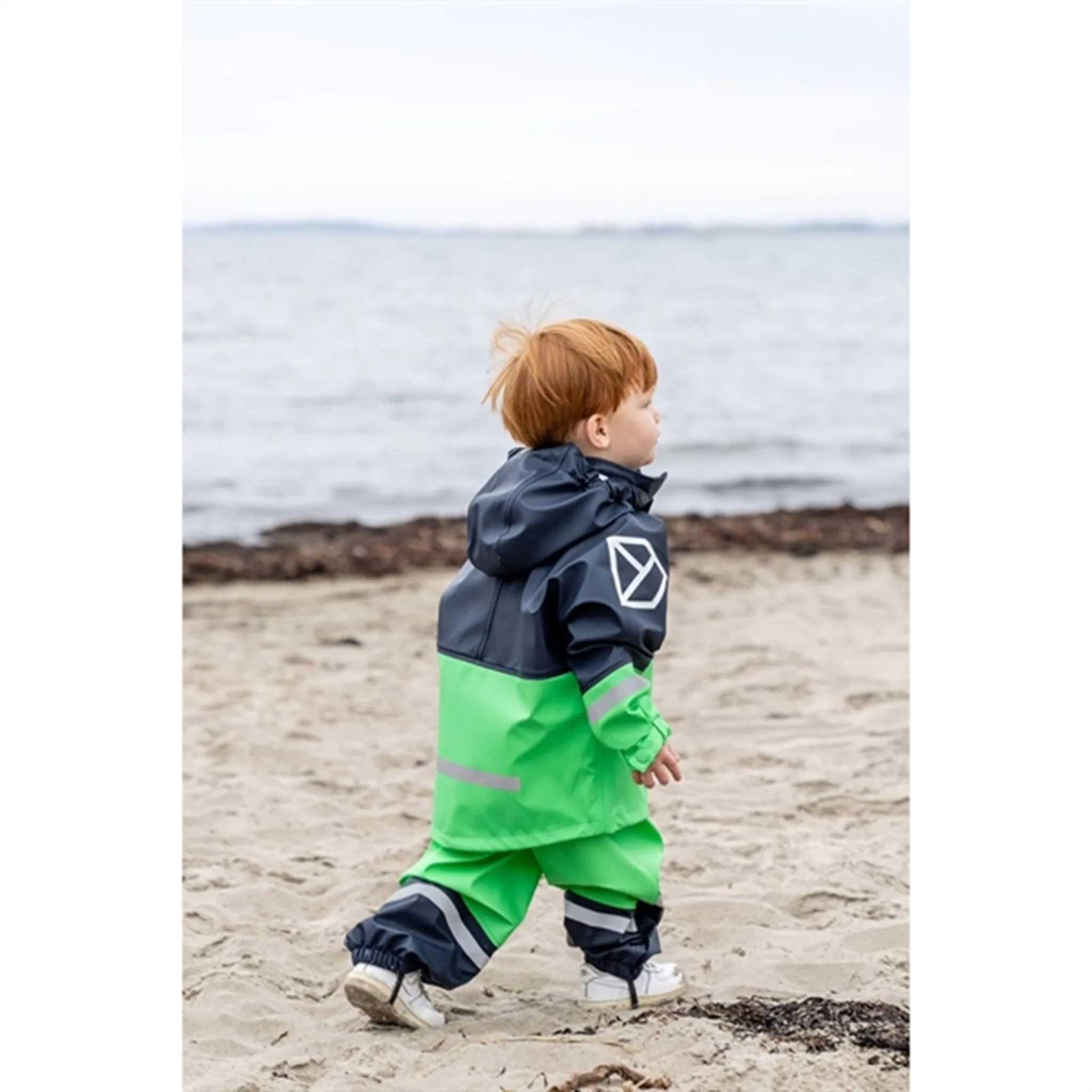 Adventure Mode Storm Guard Didriksons Navy Waterman Kids Rainwear