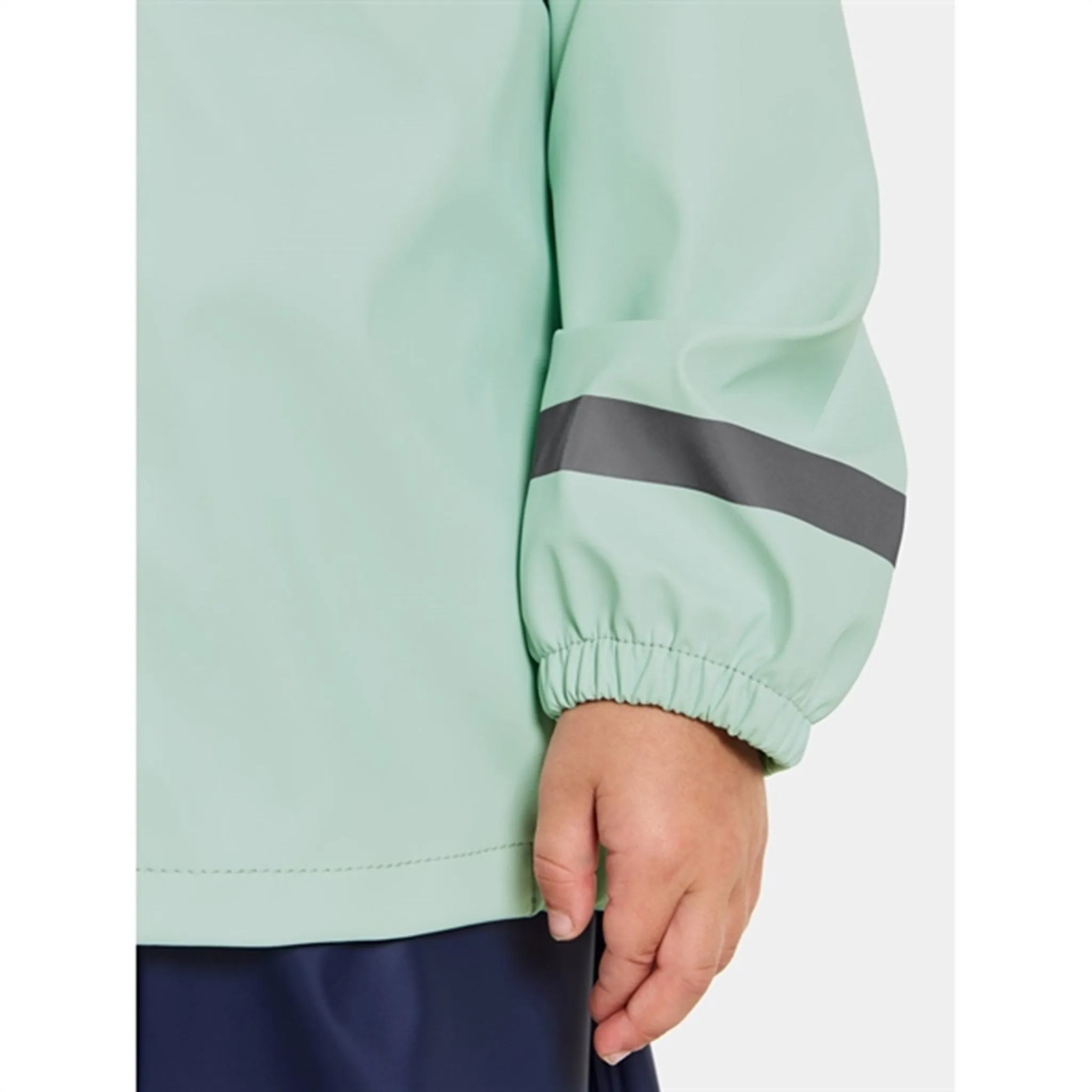 Protective Style Storm Ready Jacket Didriksons Pale Mint Slaskeman Kids Rainwear