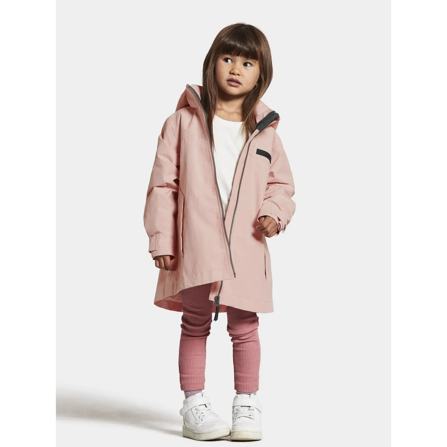 Didriksons Pink Shadow Tess Kids Jacket Soft inner layer