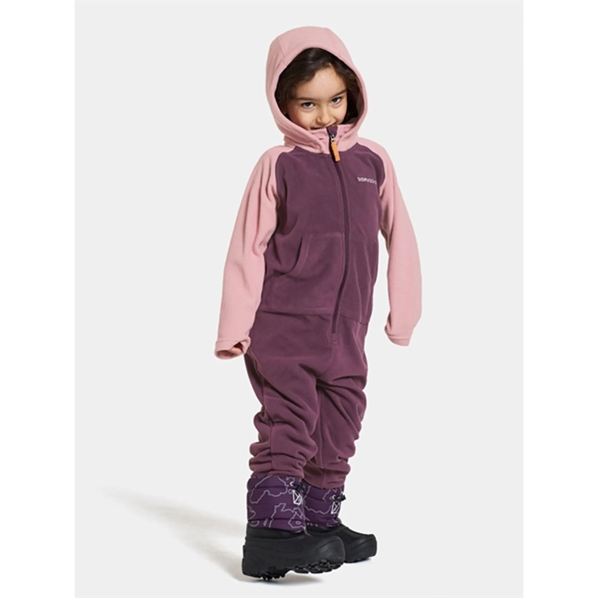 Utility Wear Winter Comfort Didriksons Plumb Monte Kids Fleece Onesie