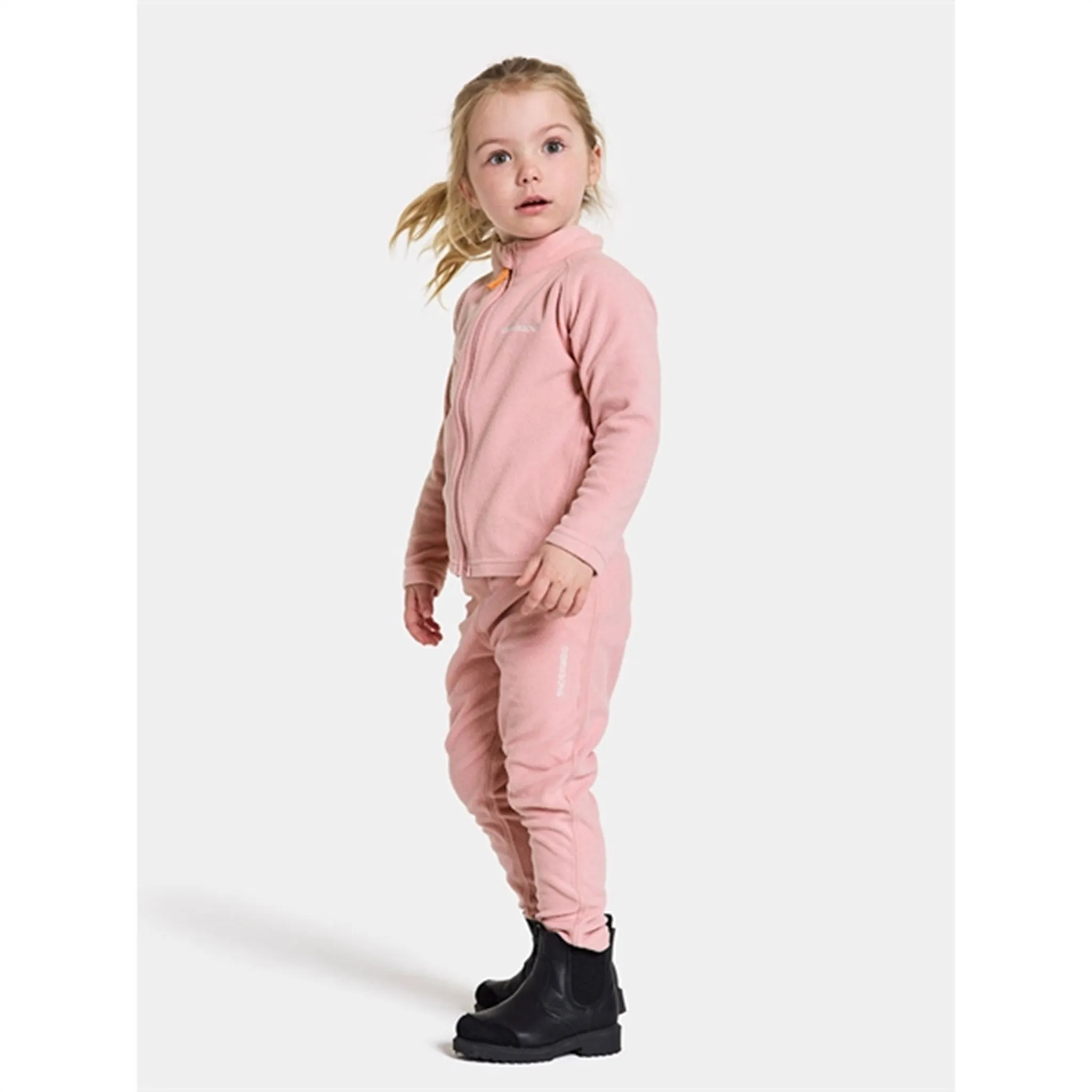 Comfort moment Didriksons Soft Pink Monte Kids Fleece Pants
